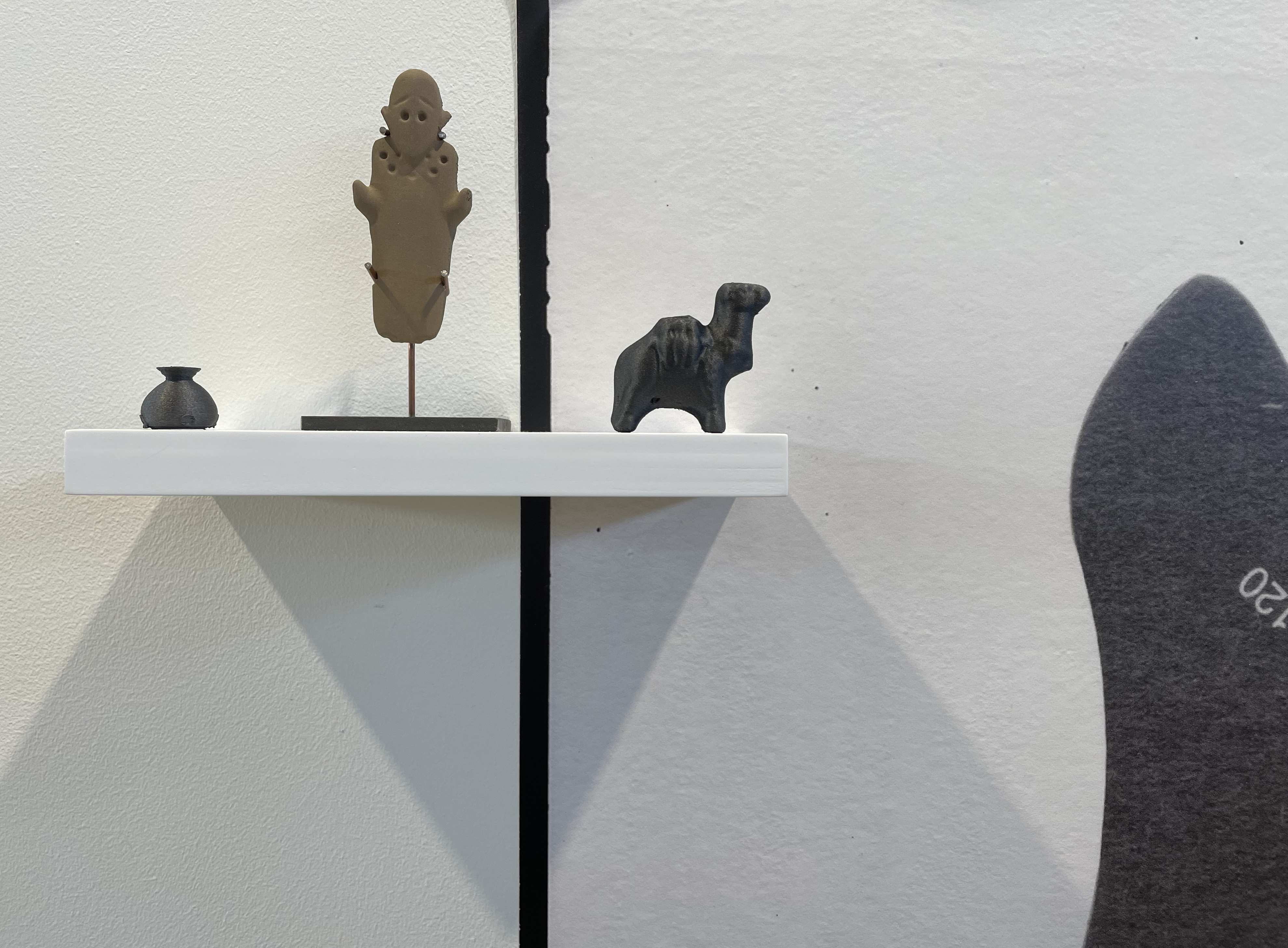 3D printed artefacts in PLA and copper PLA, Foto Tallinn, Estonia