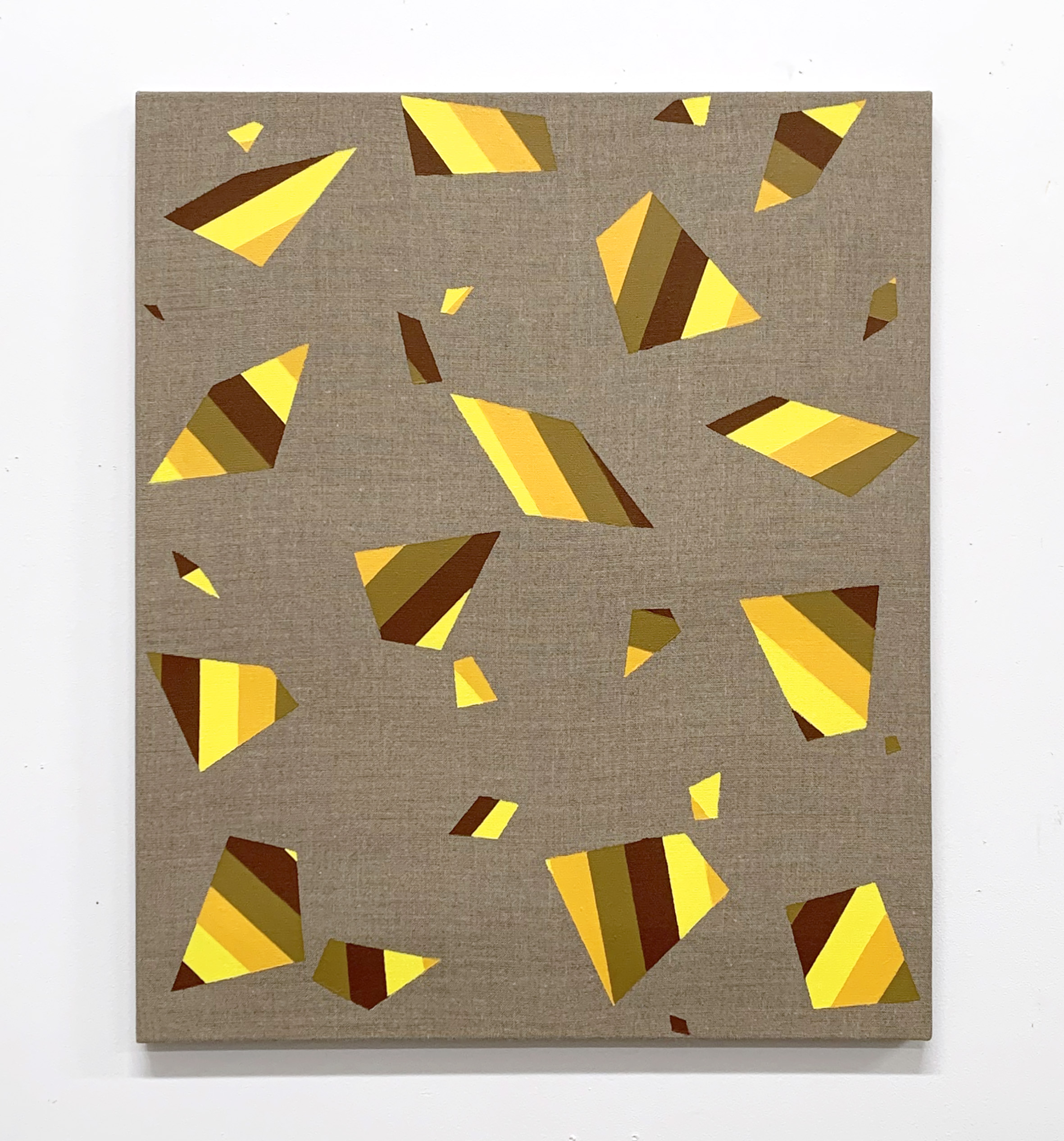 Comminuo (Lineae) II, 61cm x 51cm, acrylic on linen