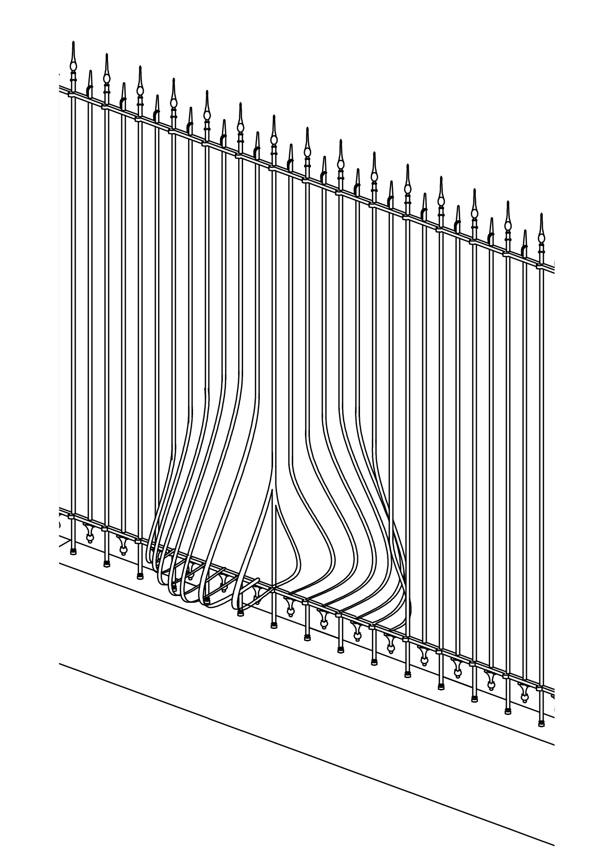 Meeting on the in-between, proposal for a fence of Parc des Bastions in Geneva