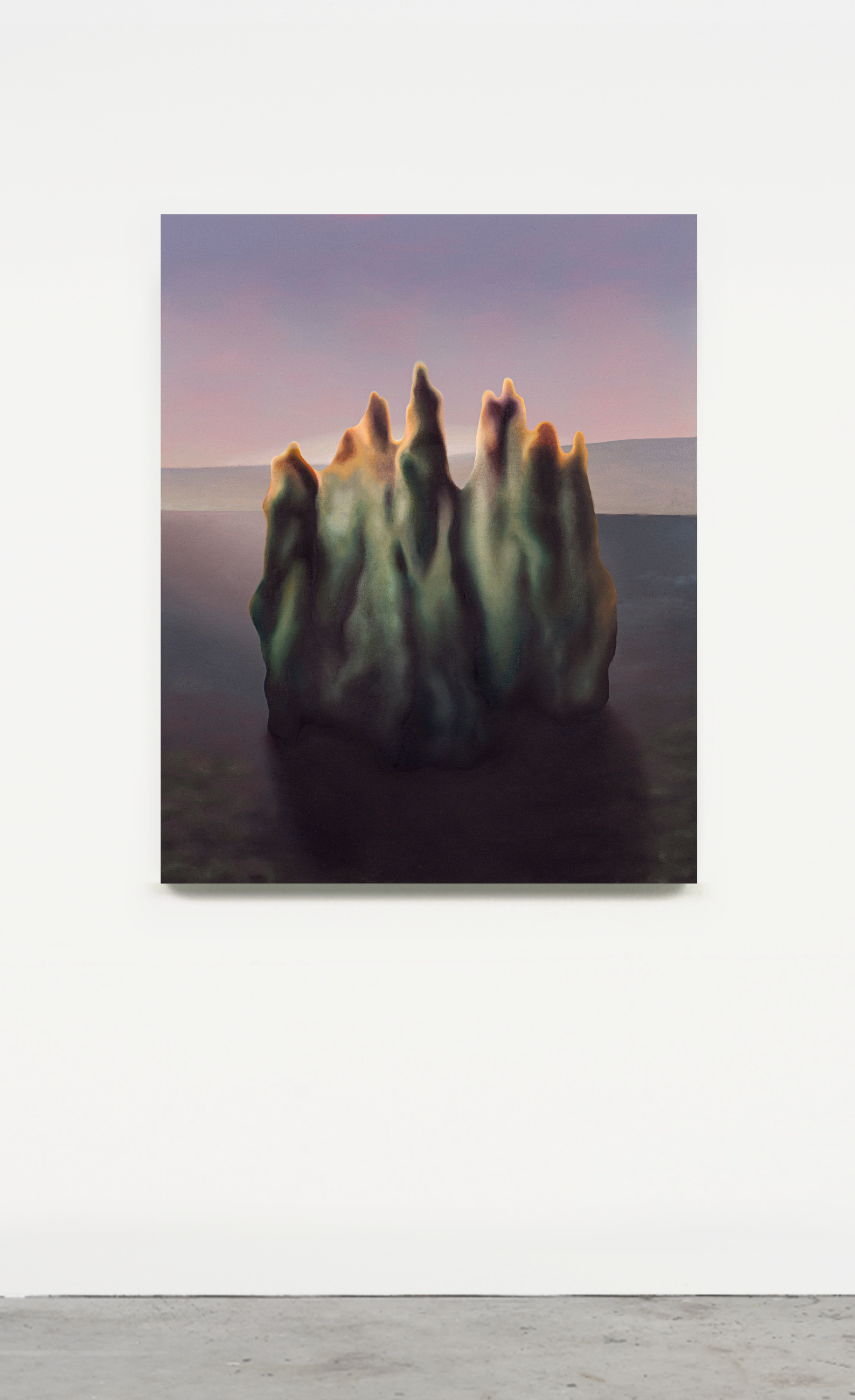 Untitled (Thuya), 2022, oil on canvas, 100.0 x 80.0 cm