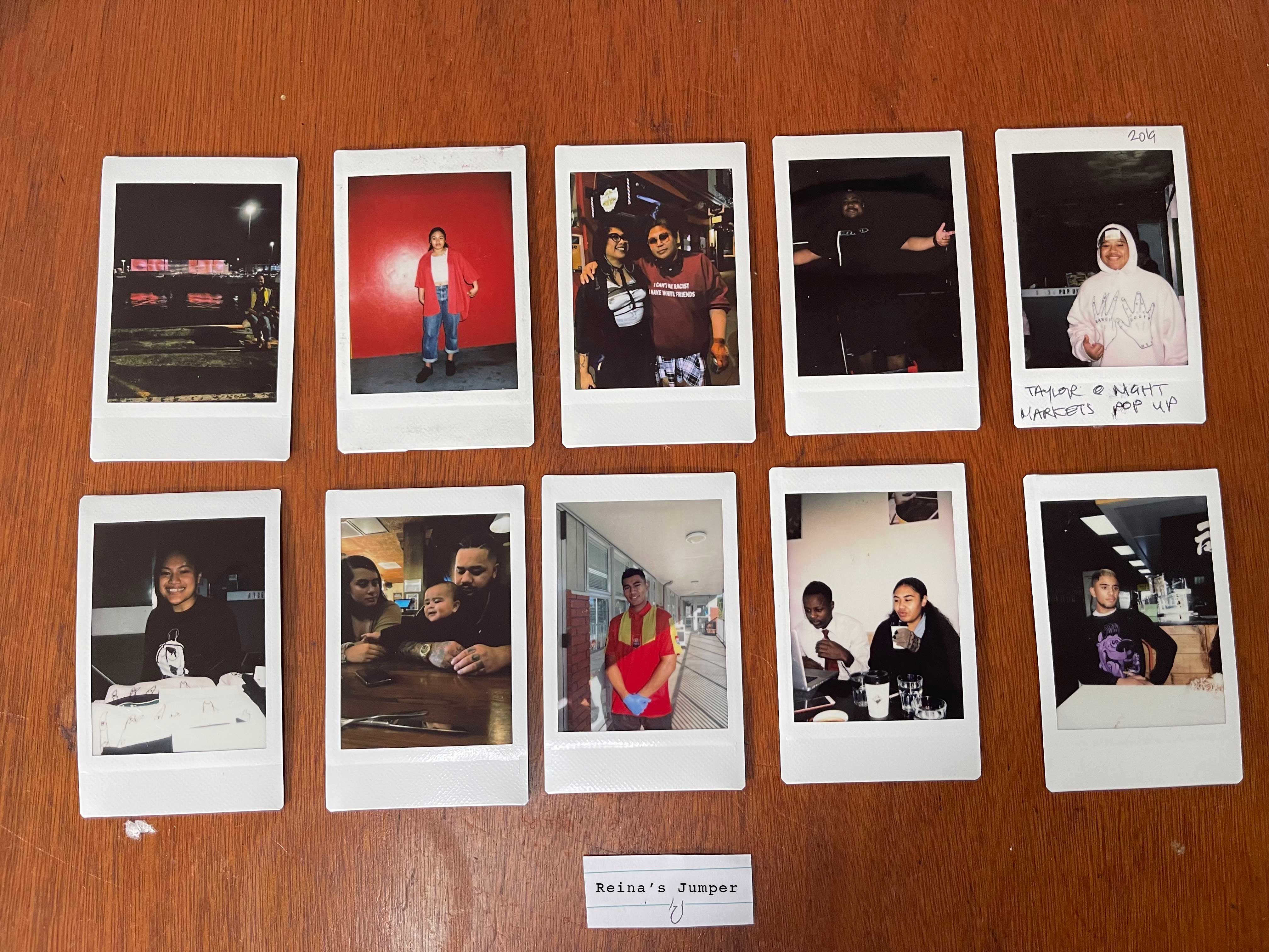  Reina's Jumper, set of 10 instax polaroids, 2017-21