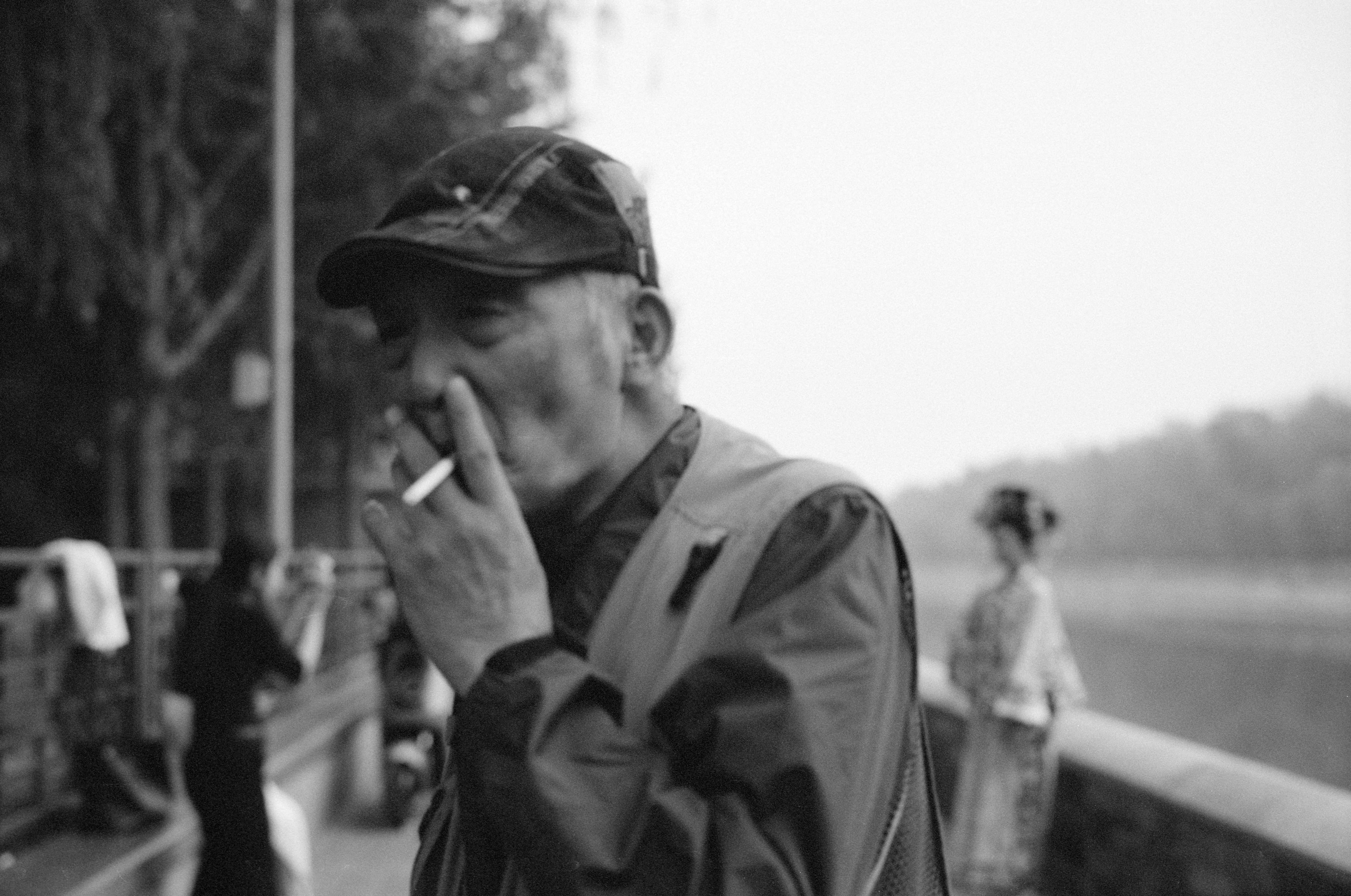 Photographer outside Forbidden Palace