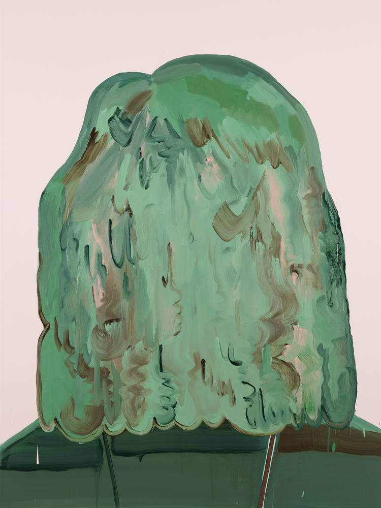 A Green Man 11, 2018, oil on linen, 140x105cm