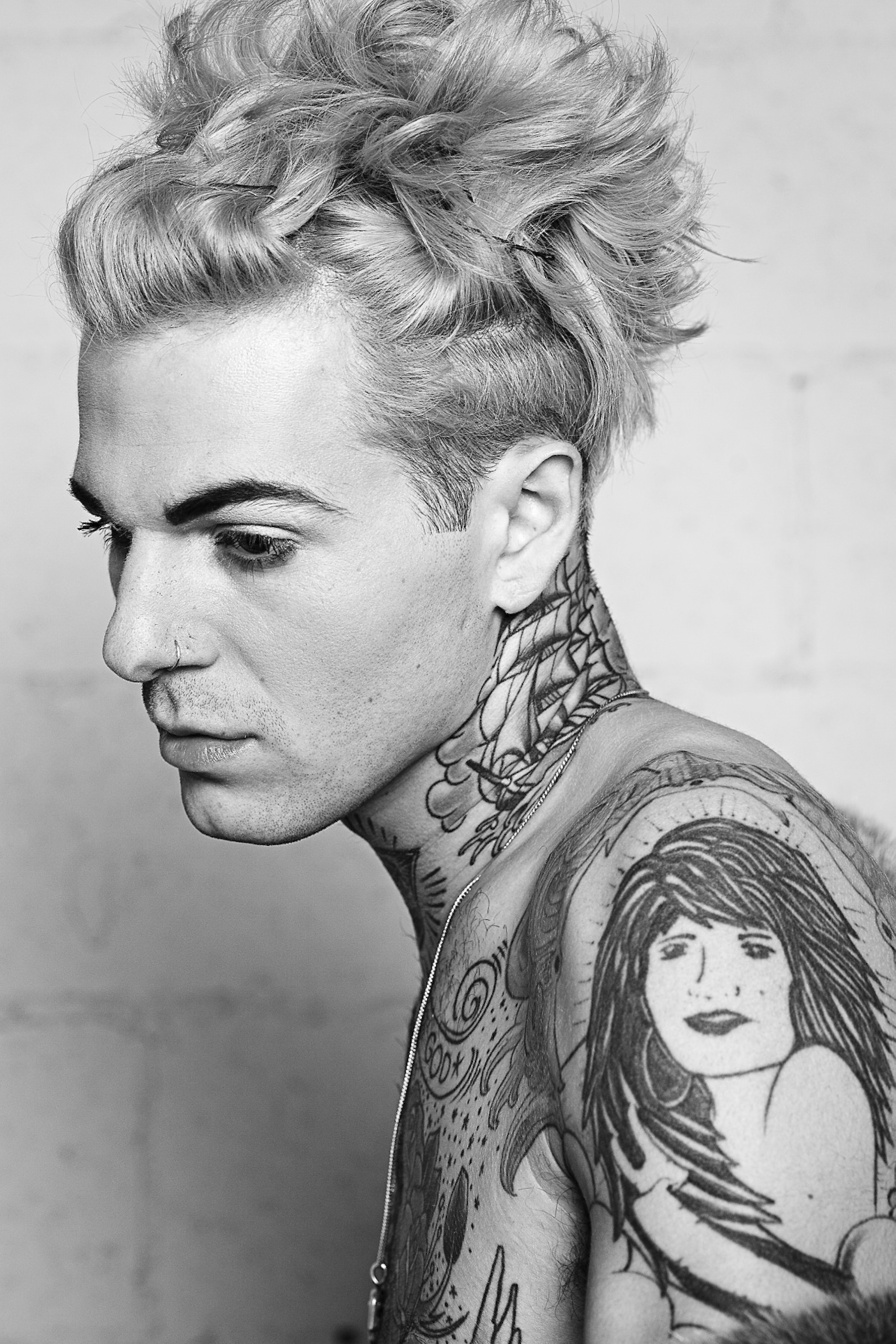 Jesse Rutherford emailed me to collaborate on a portrait when he was coming...