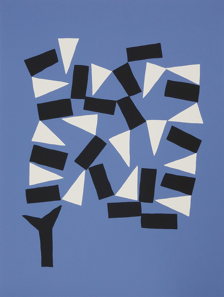 Title(tbd), 12" x 15.8", Silkscreen on Paper