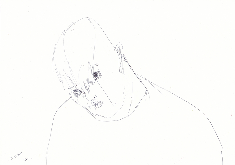 가끔, 2020, pencil on paper, 21*29.7(cm)