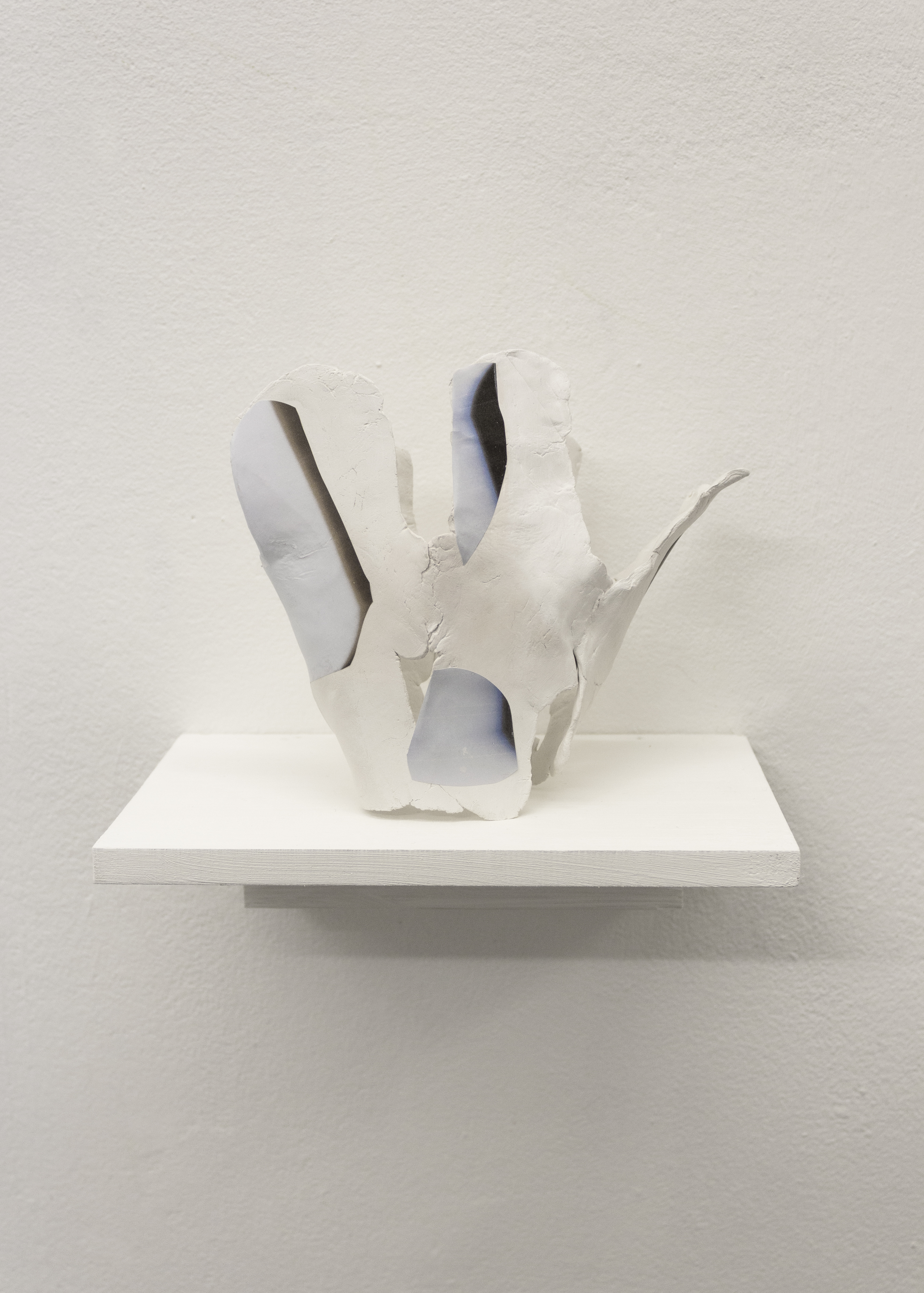 Stretch (2018)air-dry clay and print on paperapprox. 8x15cm