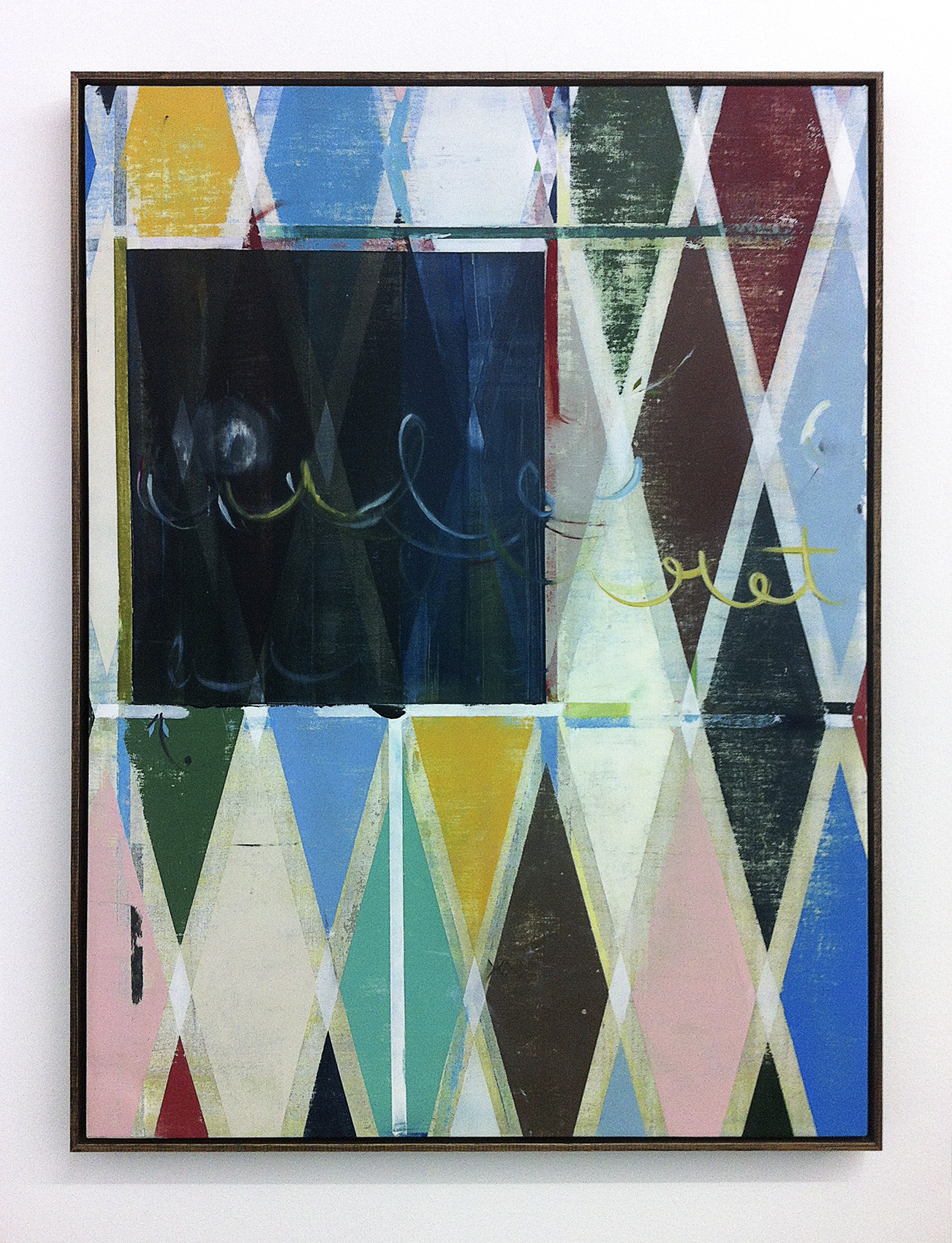 Green River, 2016, oil and pencil on canvas, 114x93cm*