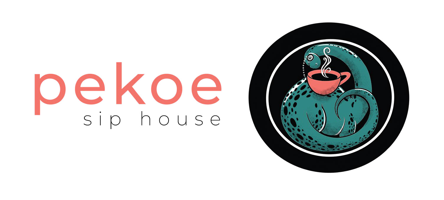 The client brought me their new logo, and together we created an entirely new Pekoe identity based around it’s salmon and teal color palette.