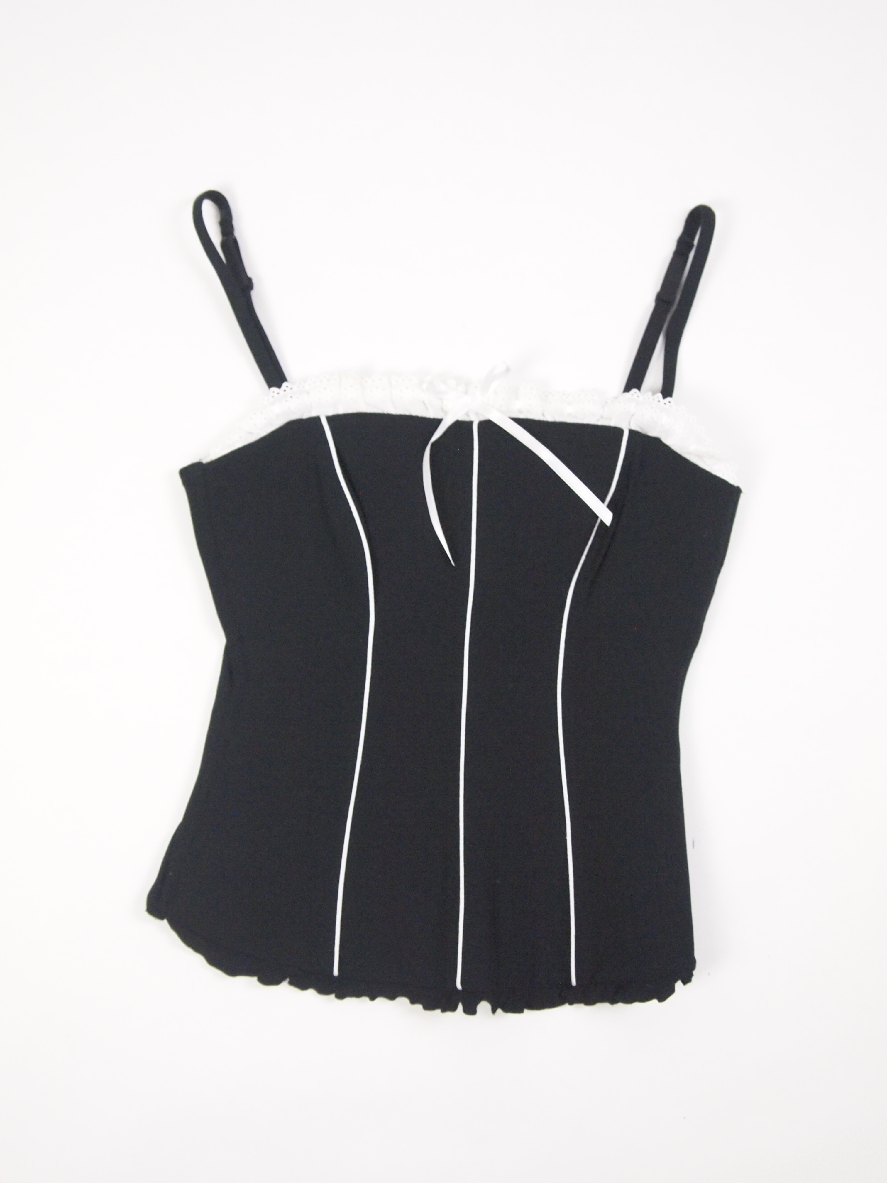 90s Maid Corset Style Top - 𝓈𝑜𝓁𝒹