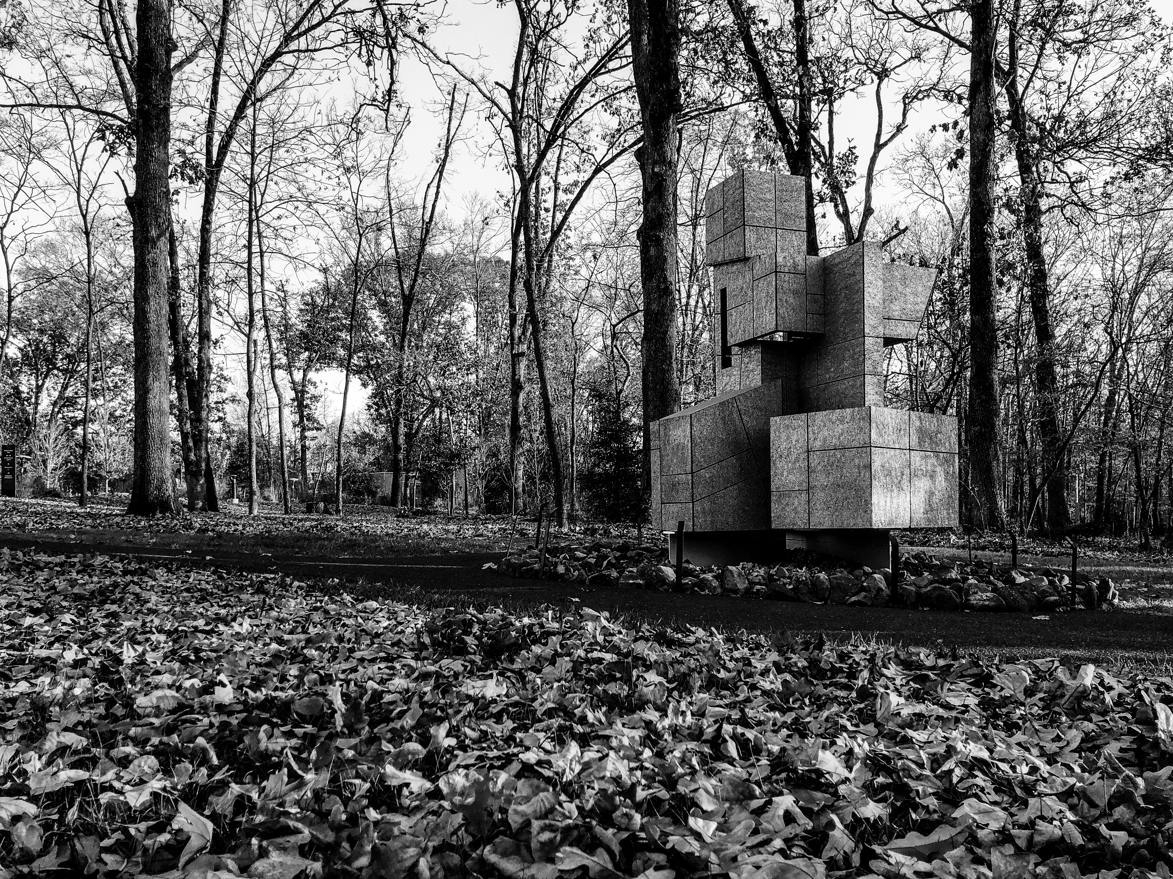 The Ziggurat at Crystal Bridges Museum North Forest