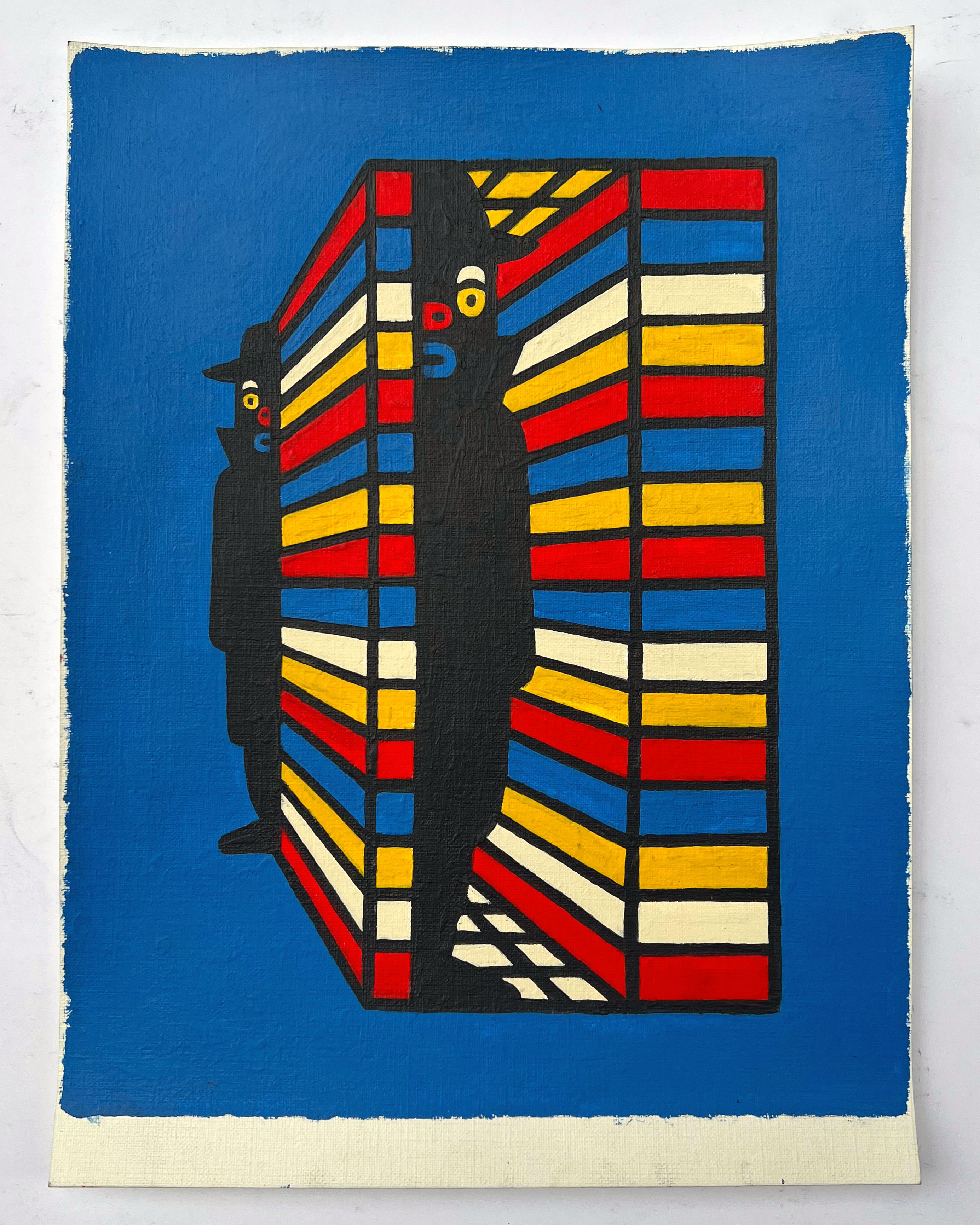 ACRYLIC ON PAPER12x9 IN // 2021SOLD