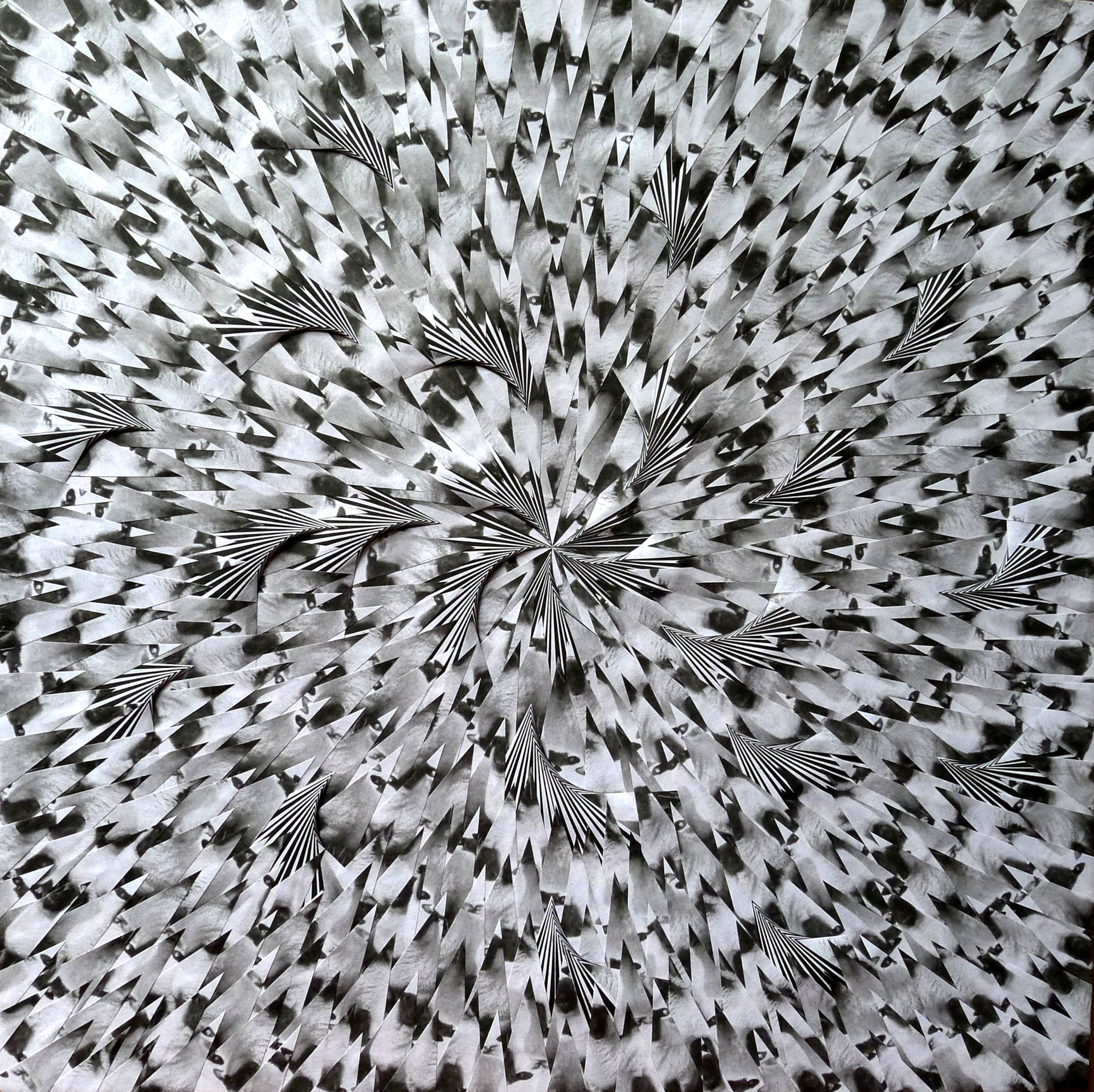 Liquid Badger, 2015, 10 x 10 inches