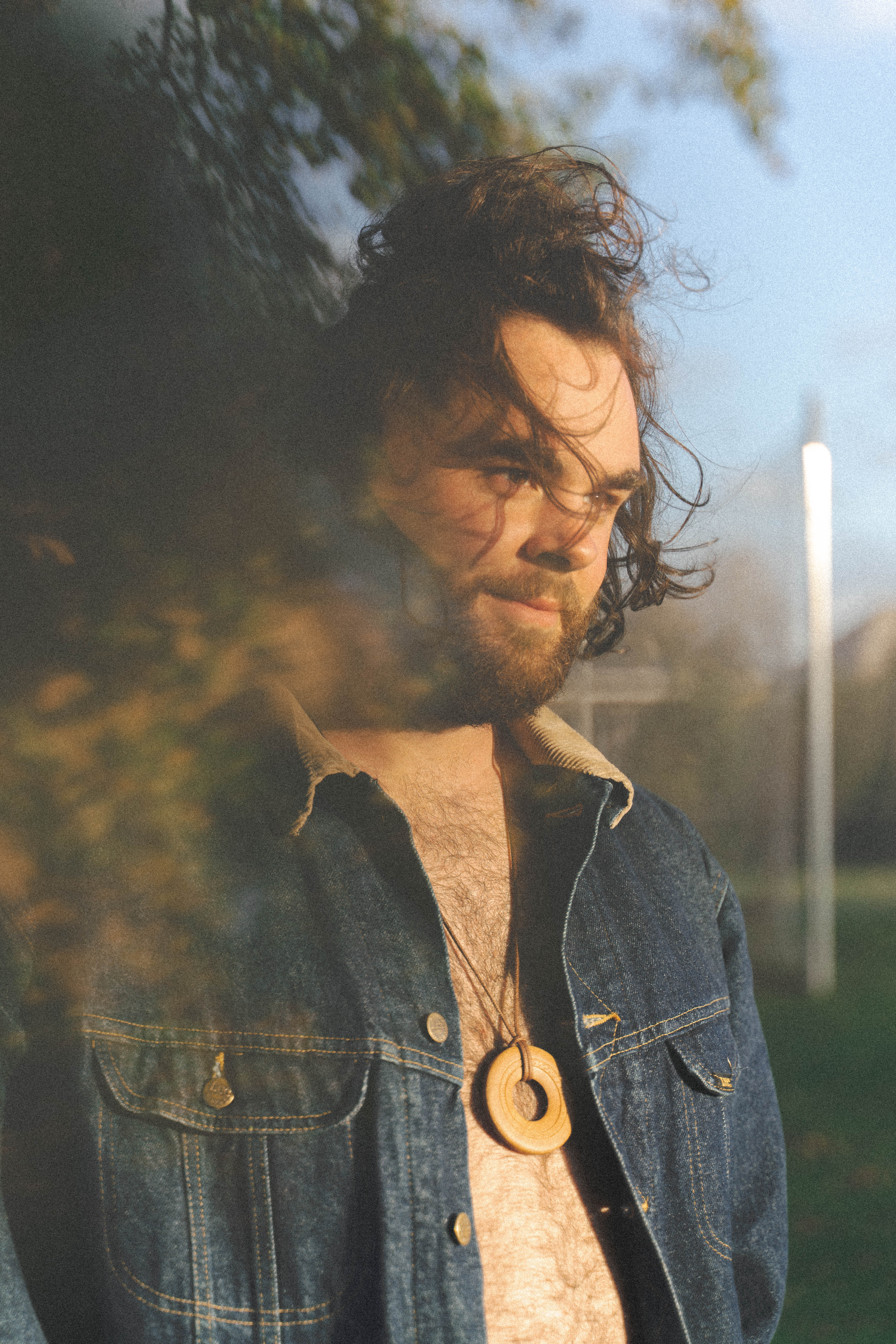 Sam White in Ōtautahi, photographed by Ella Waswo