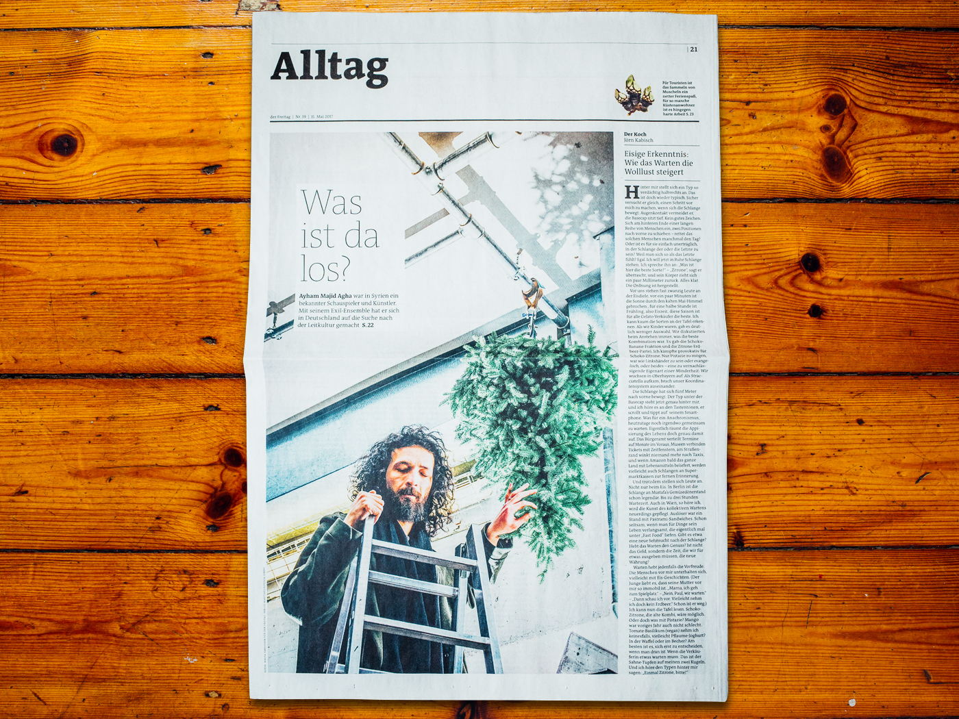 Ayham Majid Agha(Gorki Theater)Der Freitag, Mai 2017