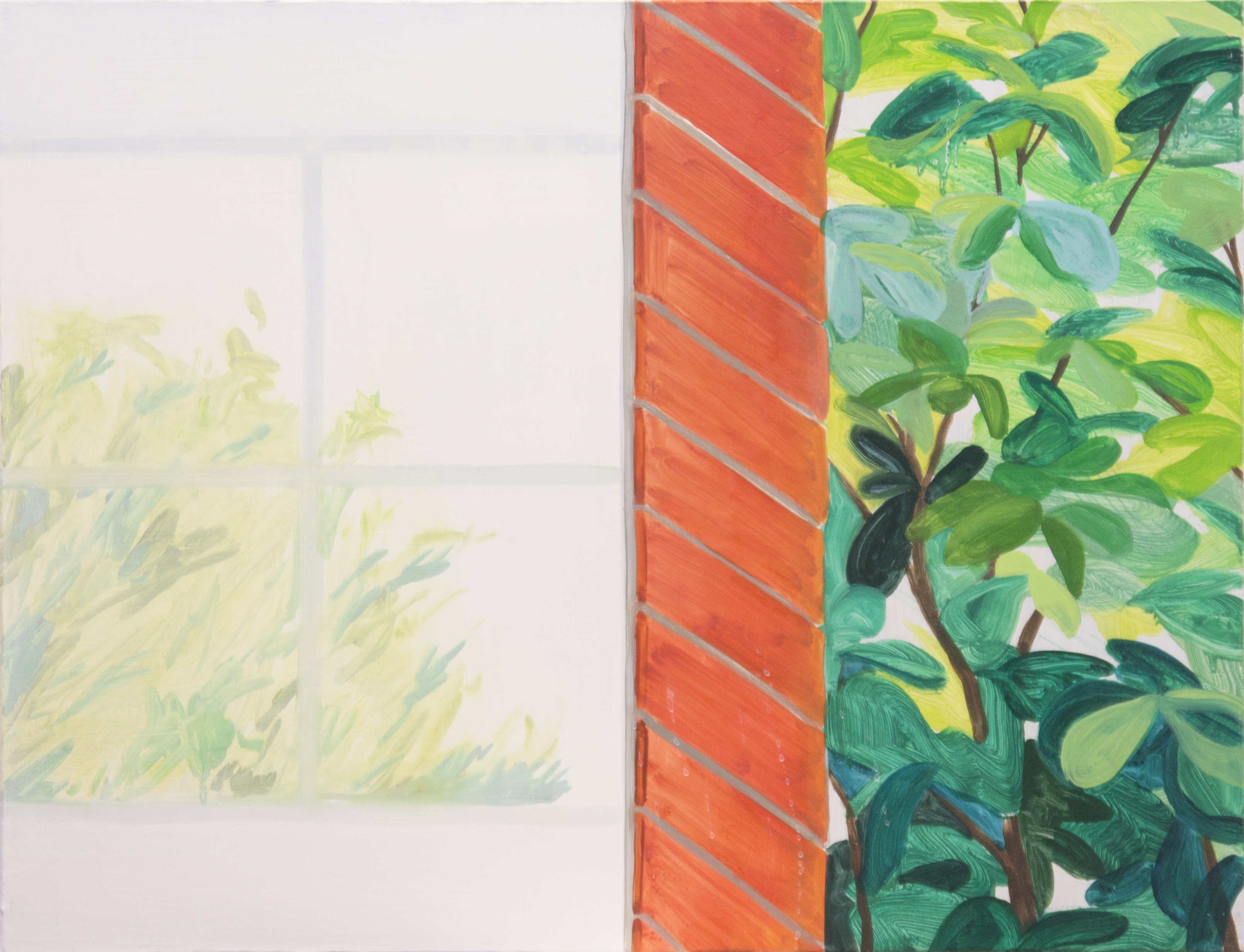 Outside and the outside II, 2018, oil on canvas, 50x65cm