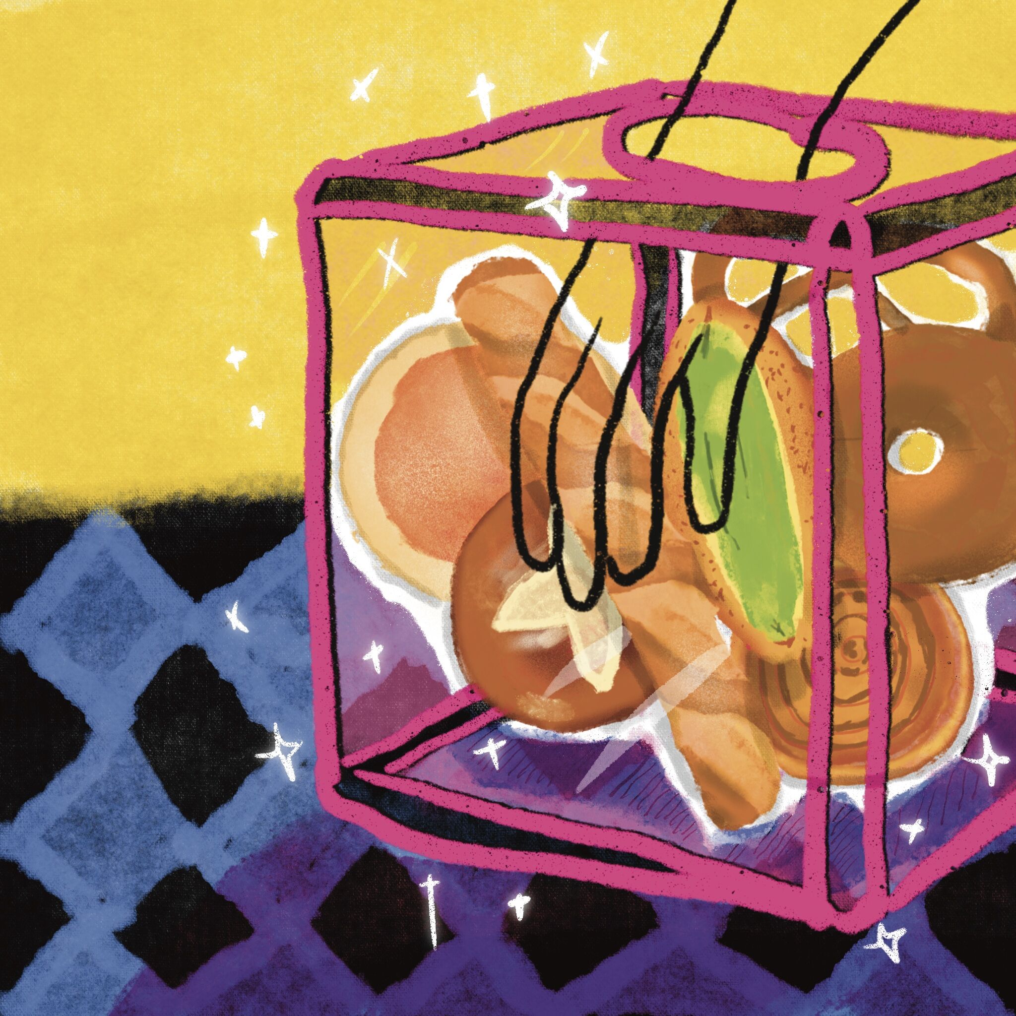 Various types of bread.