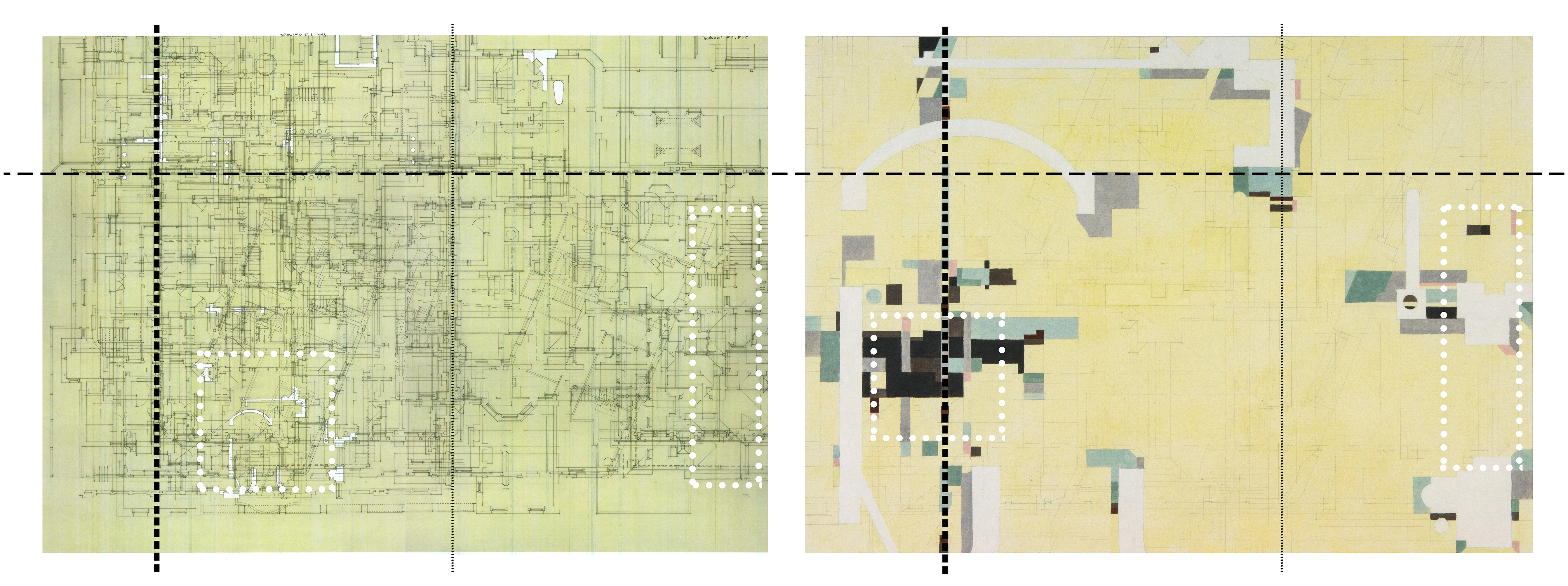 Million Hours: Drawing 1 (1878-1923) and Painting 1 (detail)