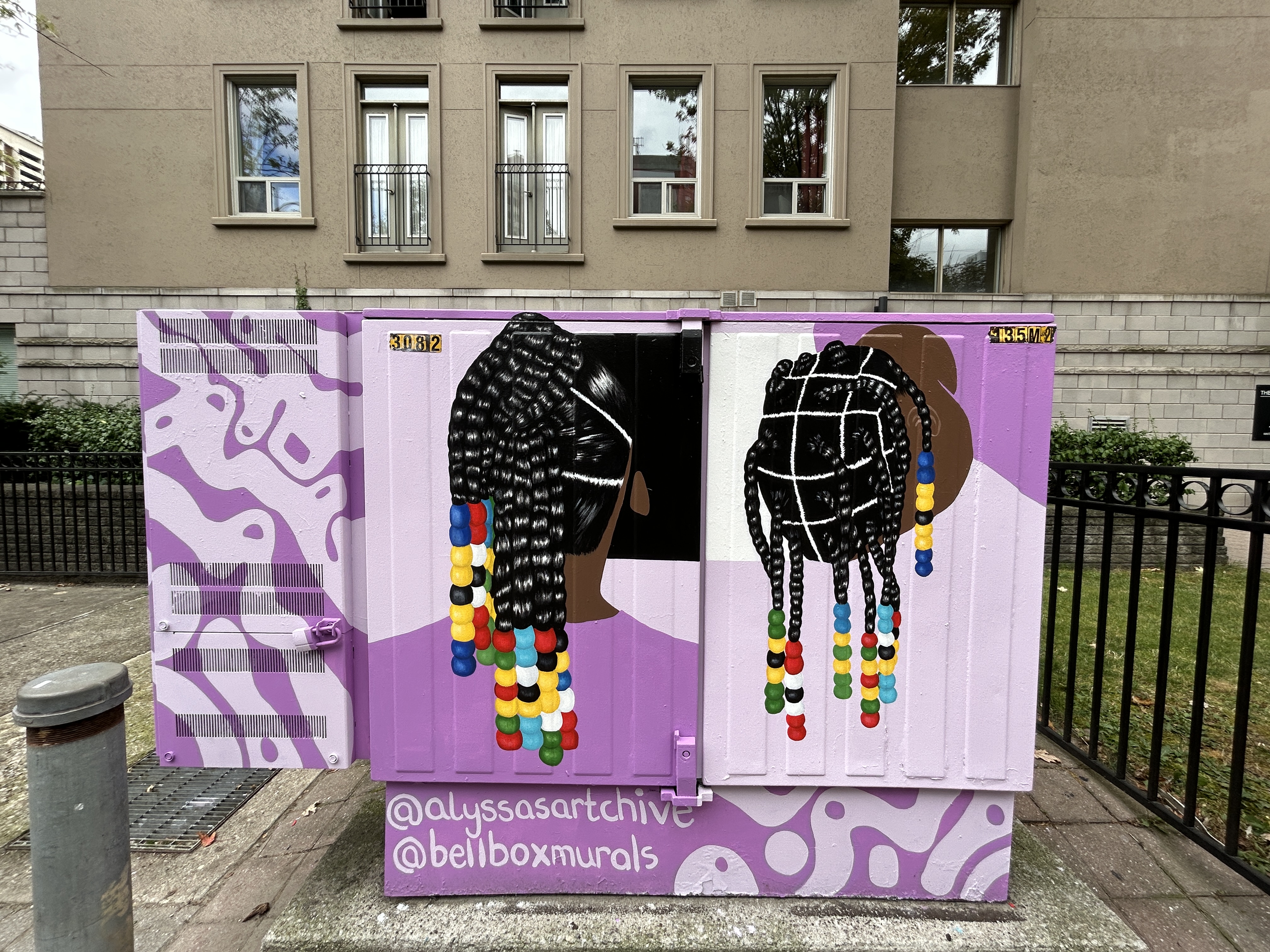 United West Indies, Bellbox mural, located @ 155 Maitland St, Toronto ON