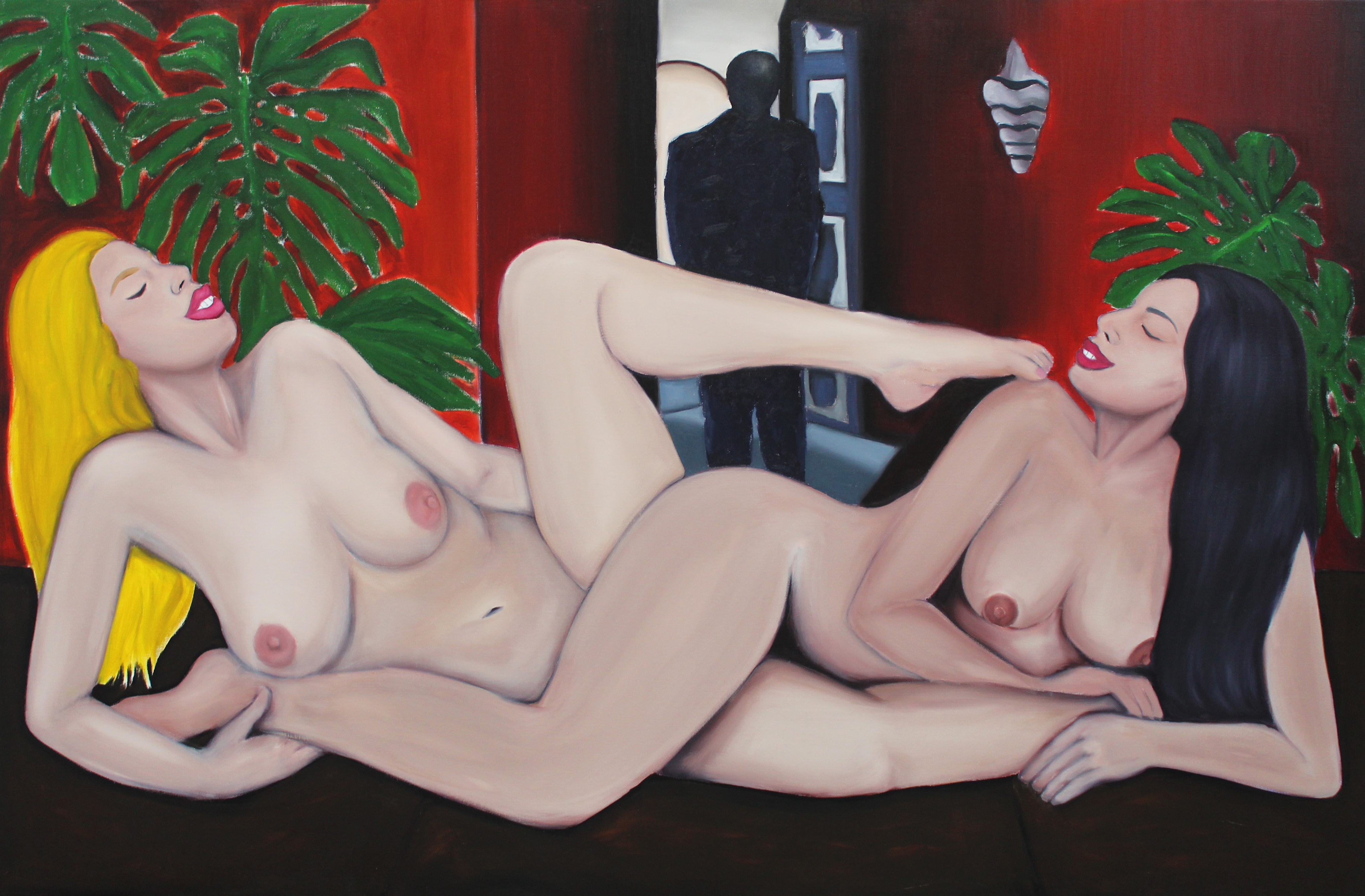 Pasolini would be glad, oil on canvas, 120x180 cm, 2021