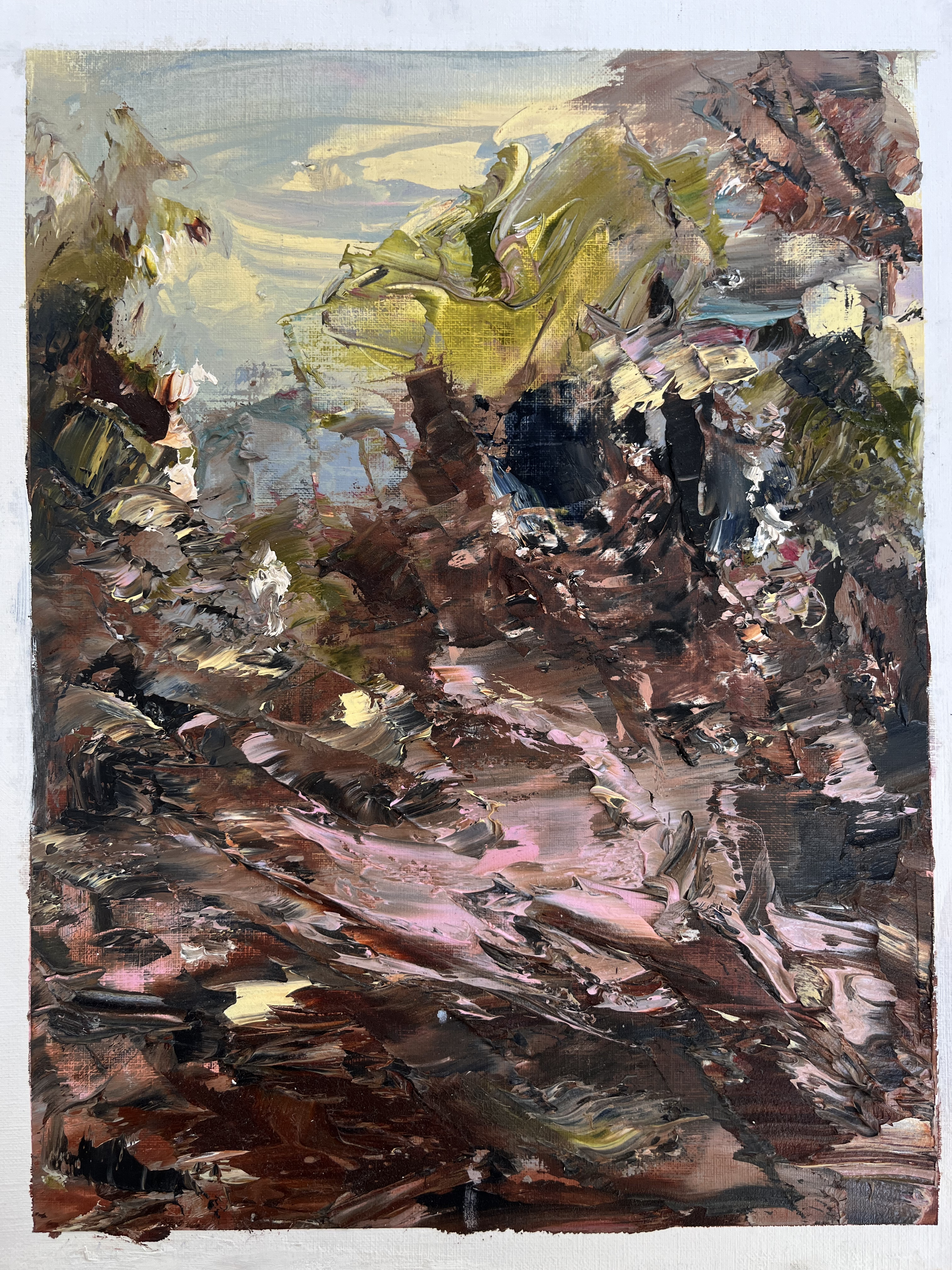 07. Our very own spot, 2023 oil on paper [16 x 20’ inches]