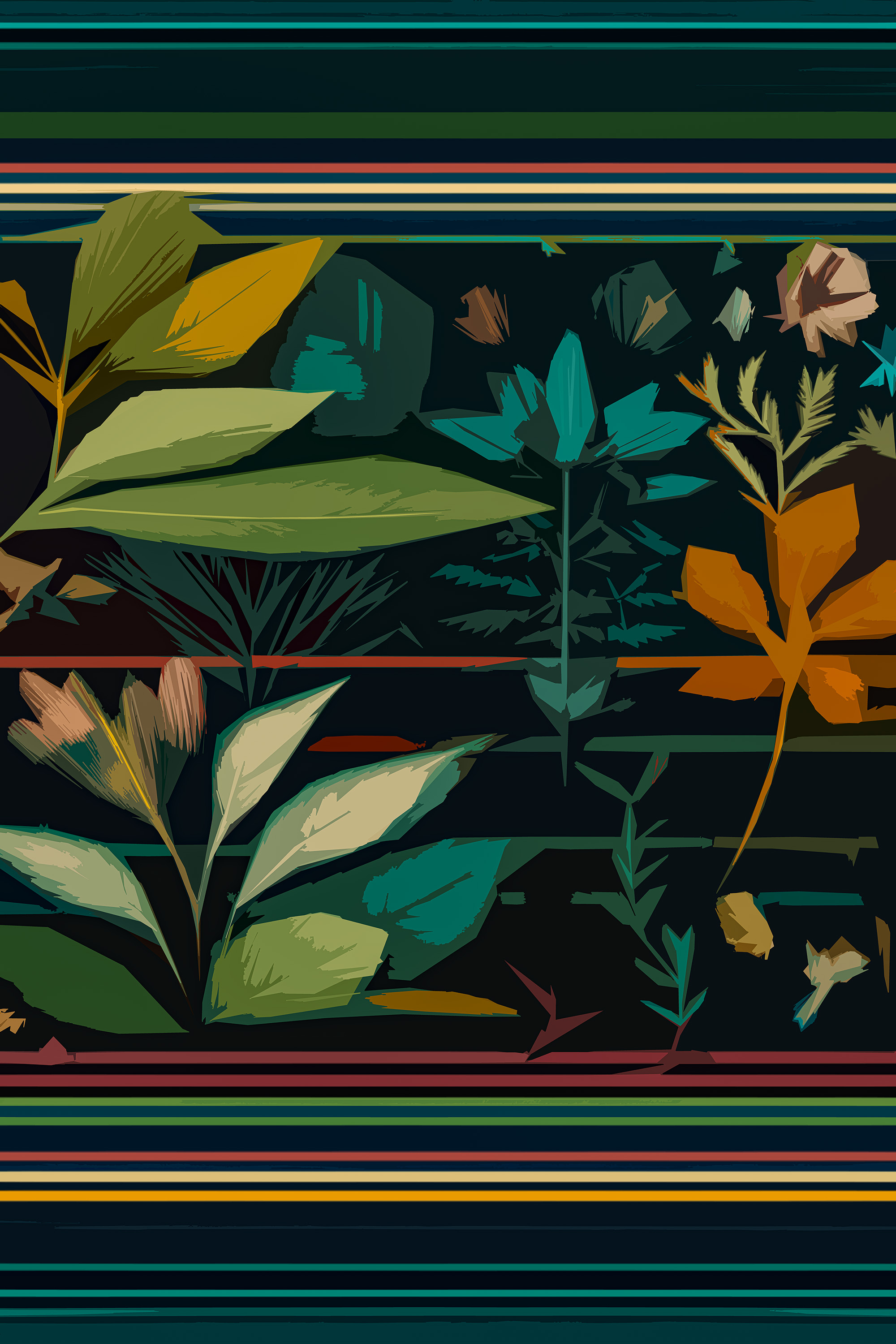 Mindscapes, outras naturezas #21, 2023. Imagem criada com o auxílio de IA, 150 x 100cm