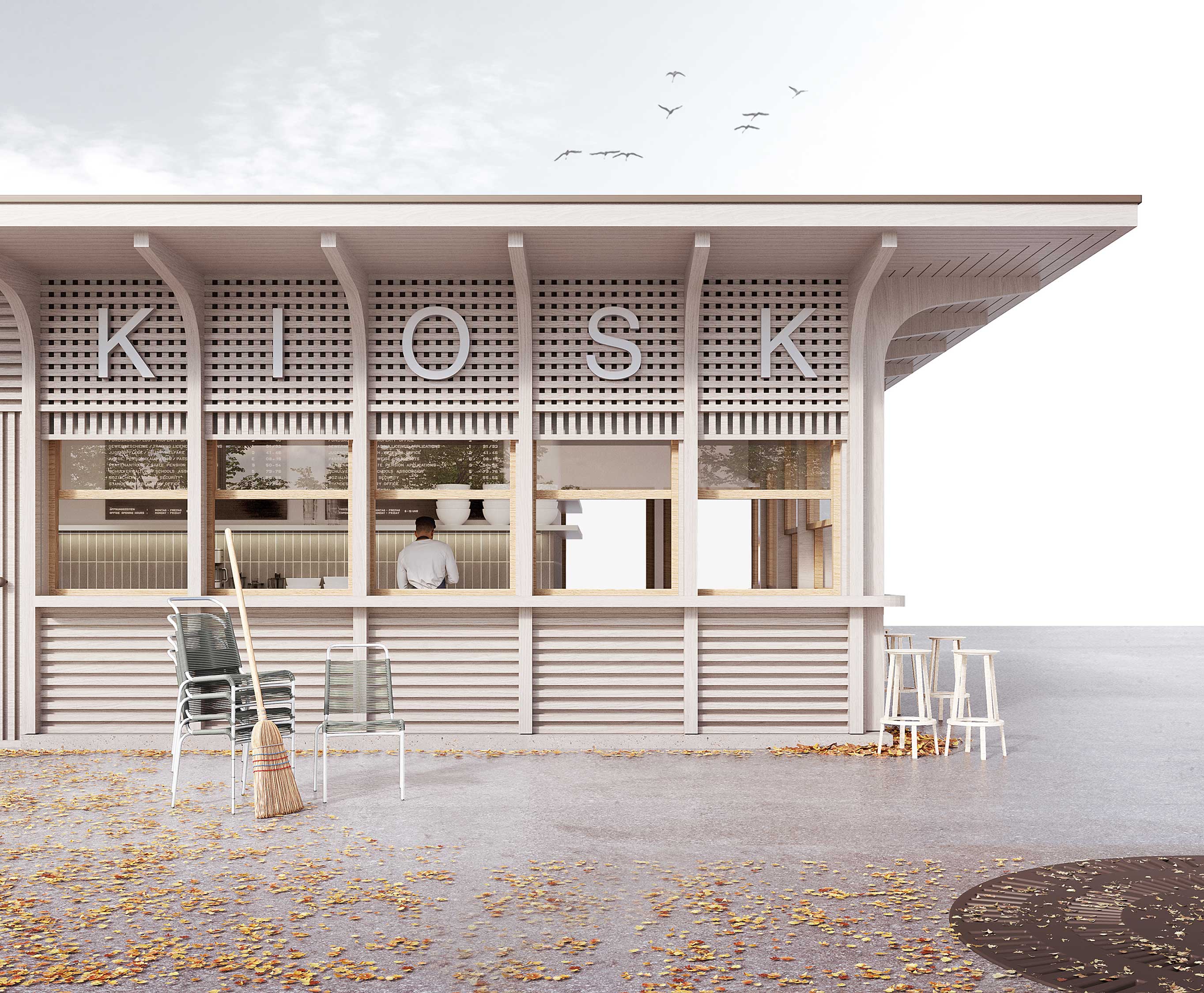 Kiosk Stadthausanlage Bürkliplatz Zürich 20222025 — Rafael Schmid