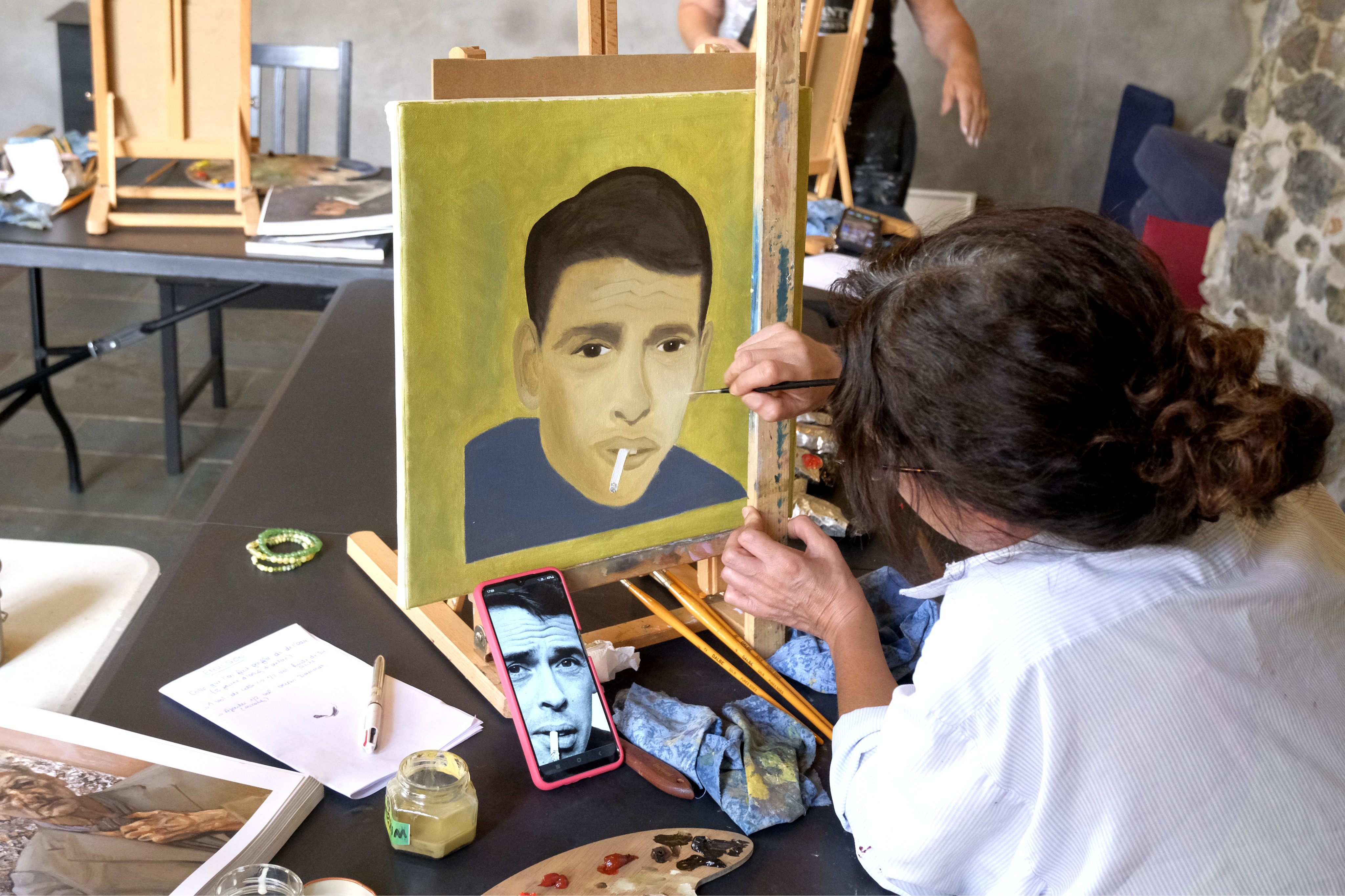 Stage de peinture à l'huile été en Pays Basque