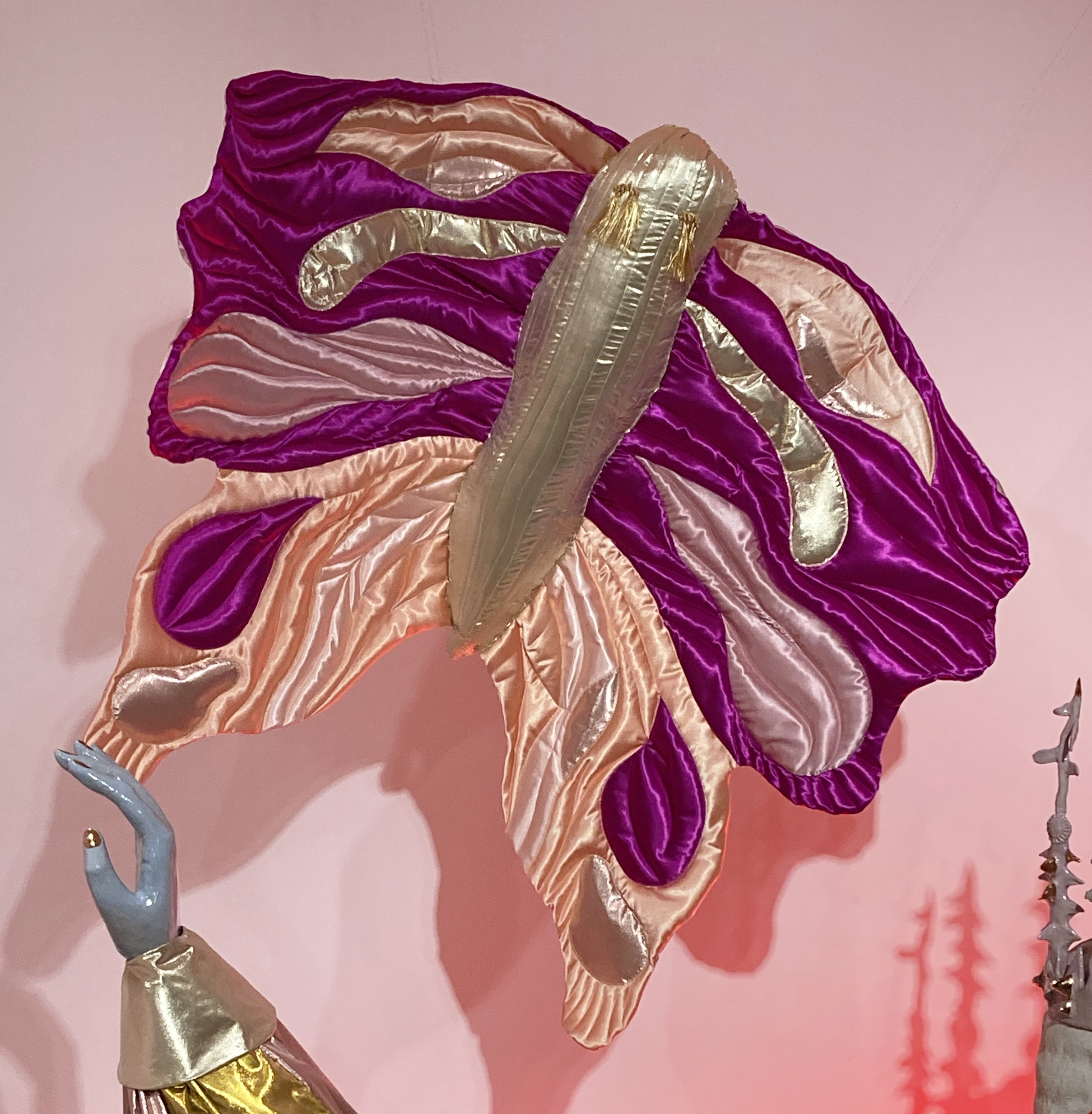 5: Satin, metallic lam&eacute;, gold thread, $4,000 *c