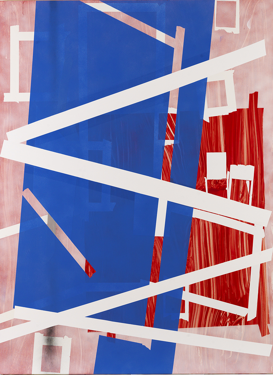 Untitled, acrylic on board,84"x 60", 213 x 157cm 2013