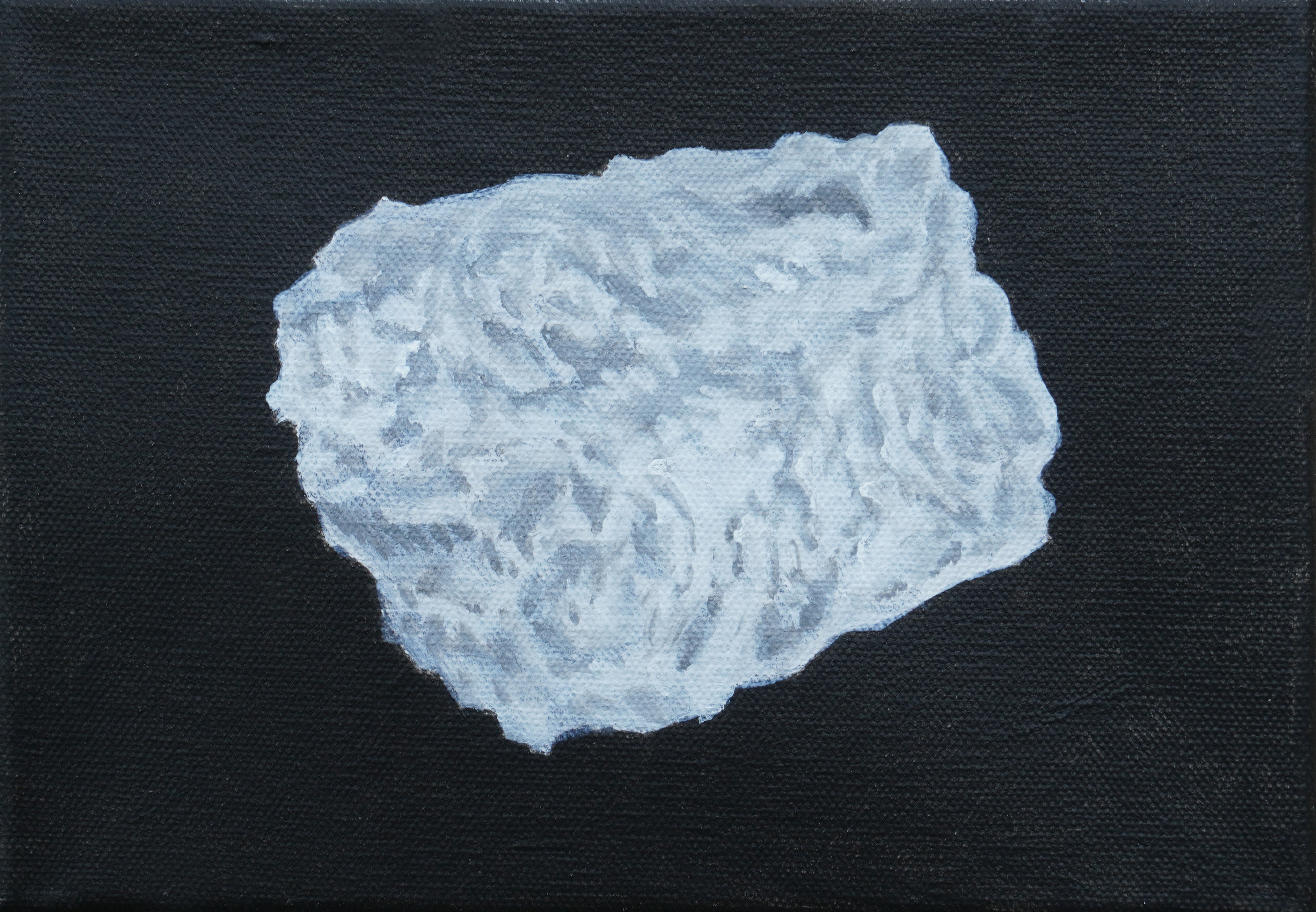 빛나는 돌 Shining stone_acrylic on canvas_22.7x15.8cm_2021