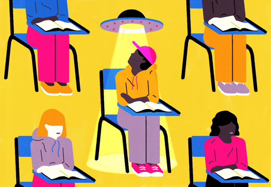 daydreaming Illustration María Hergueta