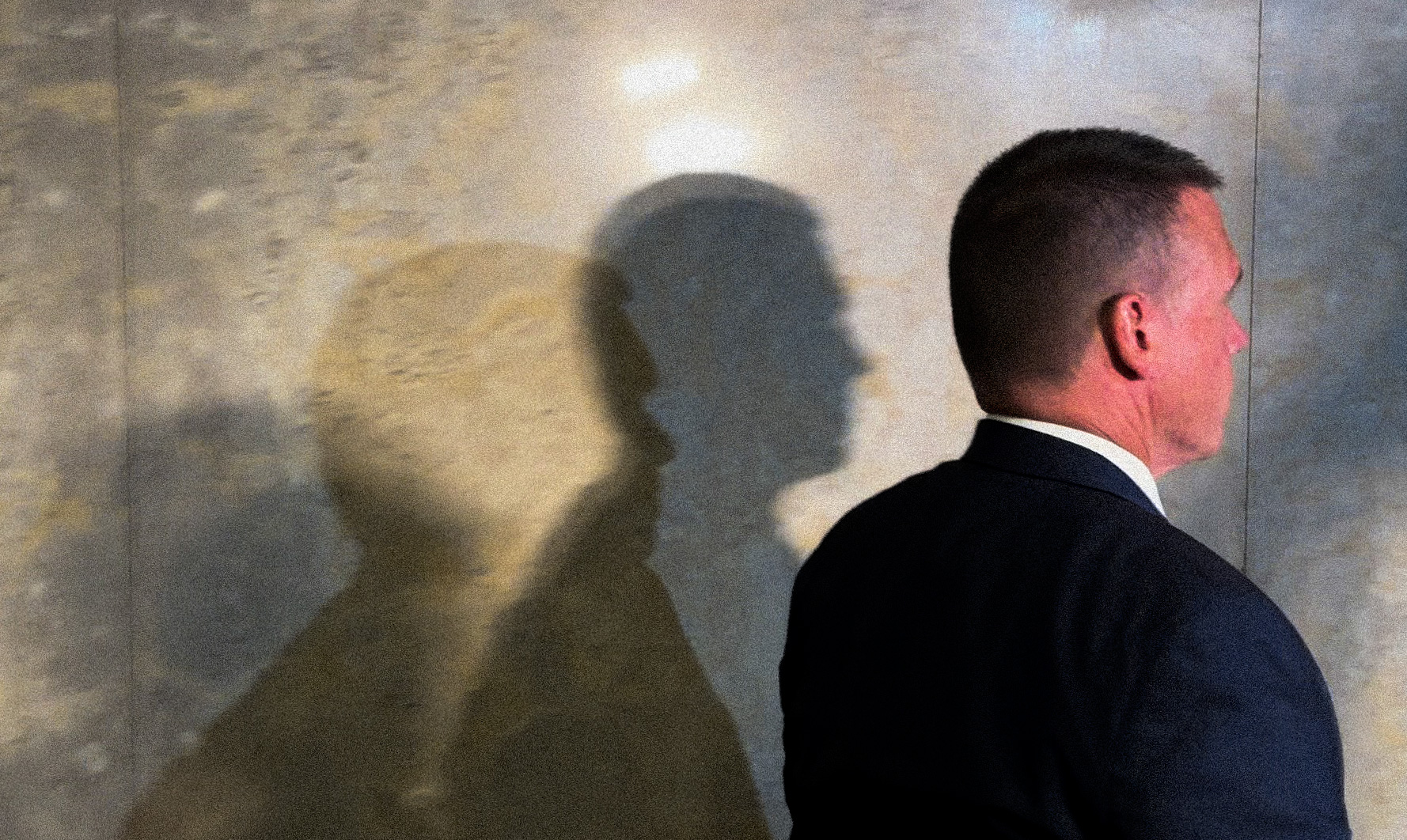 Howard Redmond, a former NYPD inspector who oversaw Bill de Blasio and his family’s around-the-clock security while the former New York City mayor was in office, pictured at Manhattan criminal court Wednesday, Aug. 9, 2023, after pleading guilty to felony charges and admitting he stymied a city investigation into de Blasio’s misuse of his taxpayer-funded security detail. He got ten days of community service and had to apologize on the record. Prosecutors said he admitted his actions were consistent with a broader culture within the NYPD of not taking the city’s investigatory oversight or authority seriously. (Molly Crane-Newman)