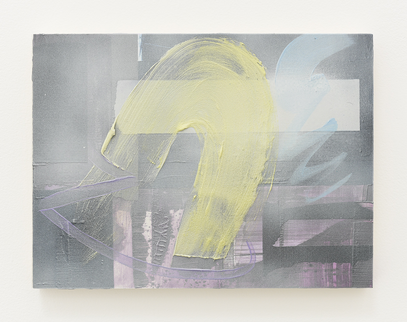 Untitled (LA) acrylic on board, 11"x14", 28x36cm