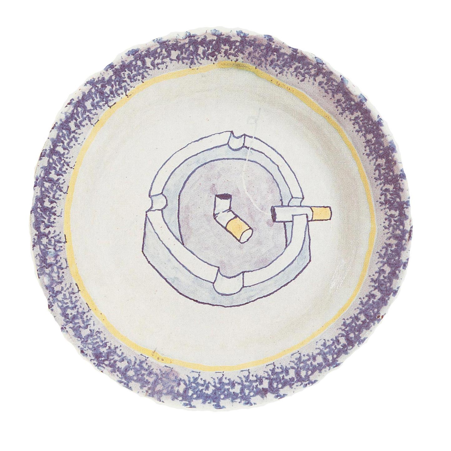 Ashtray, 8.4.1997Glazed ceramic stonewareDiameter 25.5cm