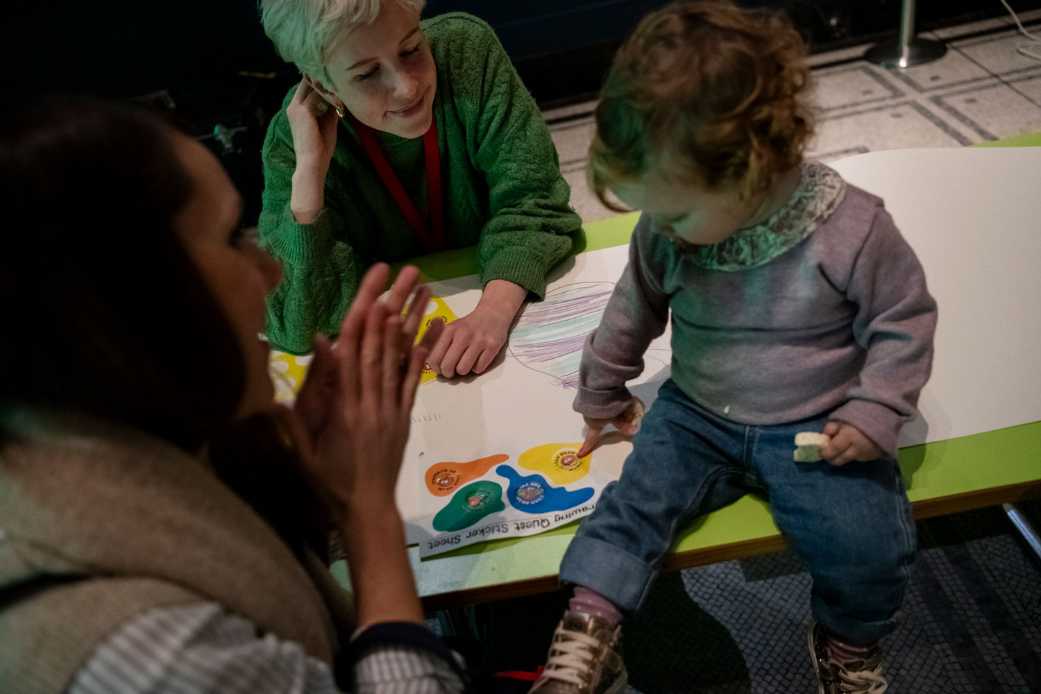 Stickers make a great incentive! Photo by Sandra Ebert.