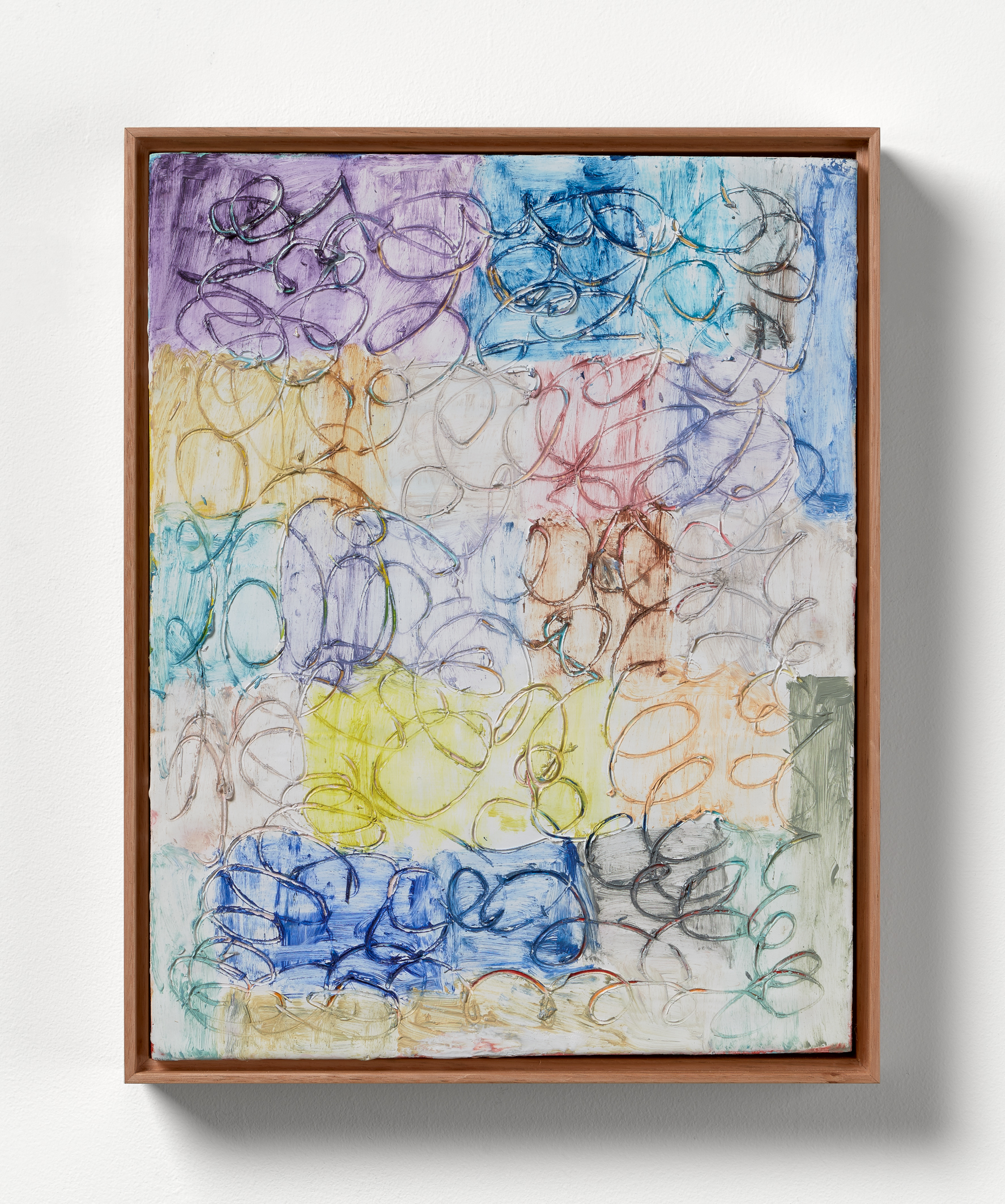 Renee Cosgrave and Merryn Lloyd, Painting Series for Boe (5), 2016, Oil, beeswax and pigment, framed, 42 x 32 cm