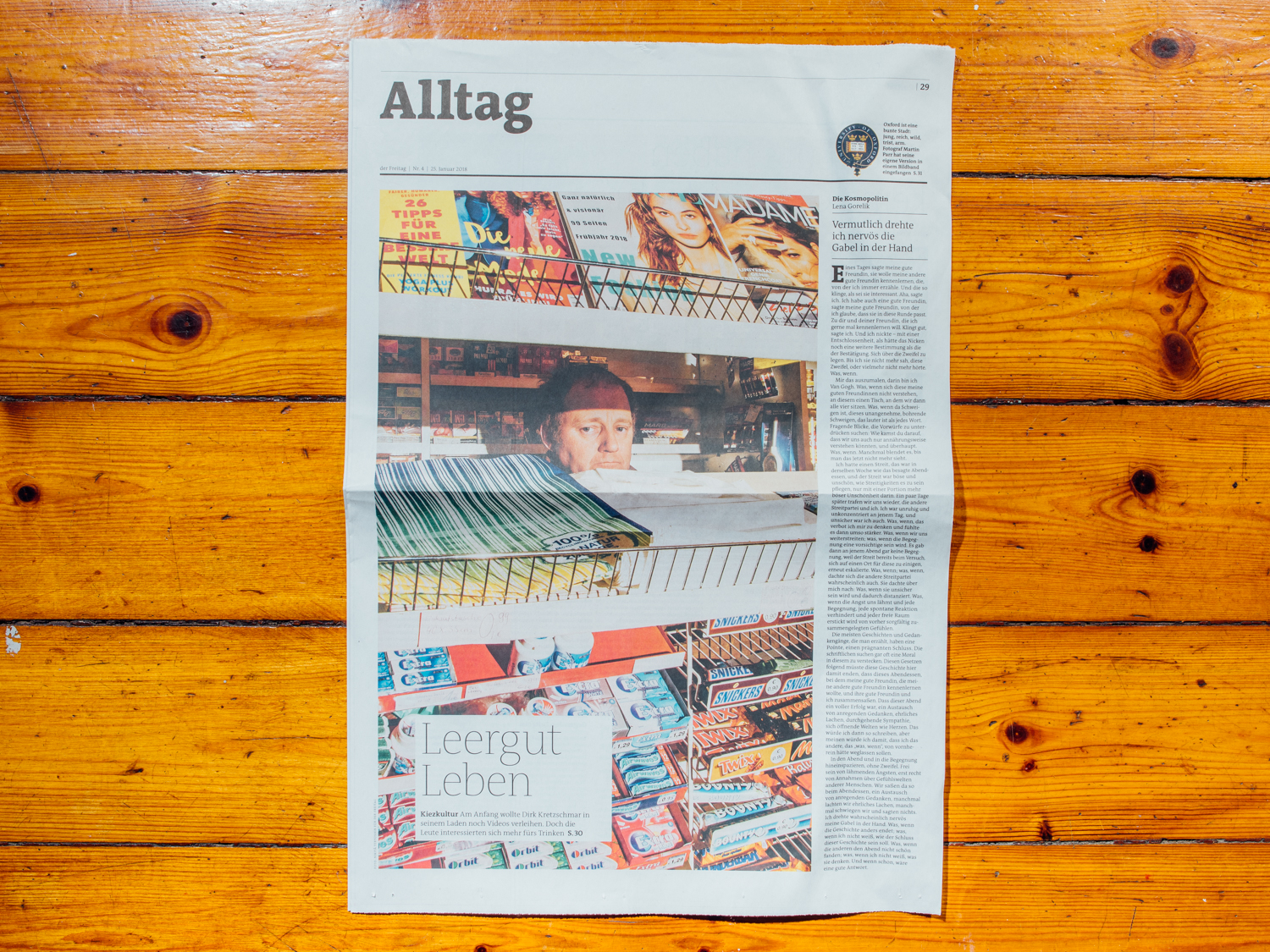 Der Freitag / Sp&auml;tibetreiber Dirk Kretschmar / Januar 2018