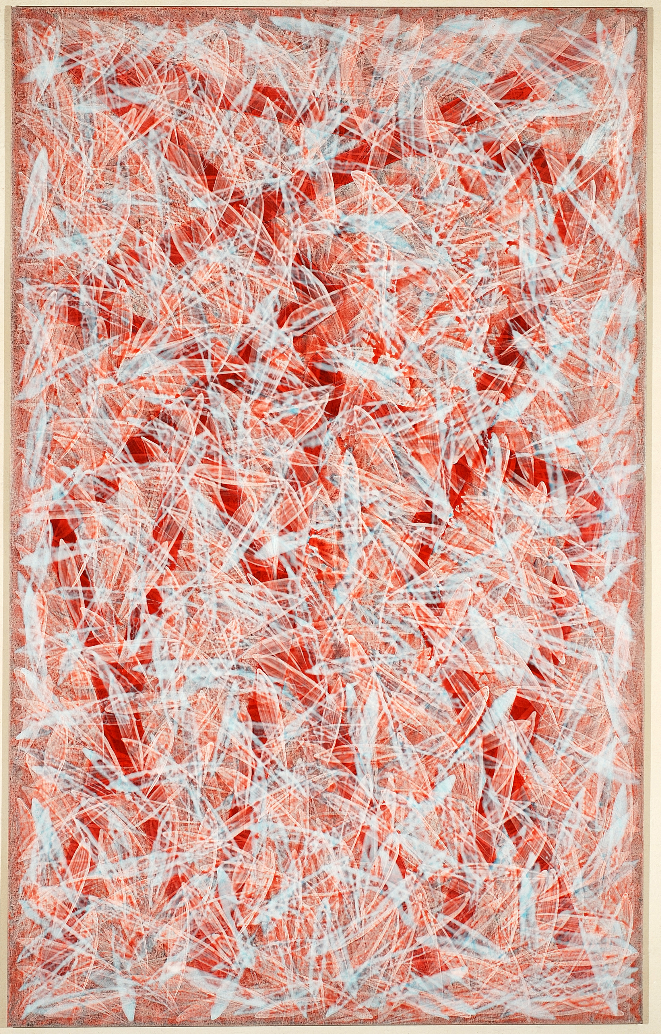 2021 I, acrylic on canvas, 80 x 50 inches