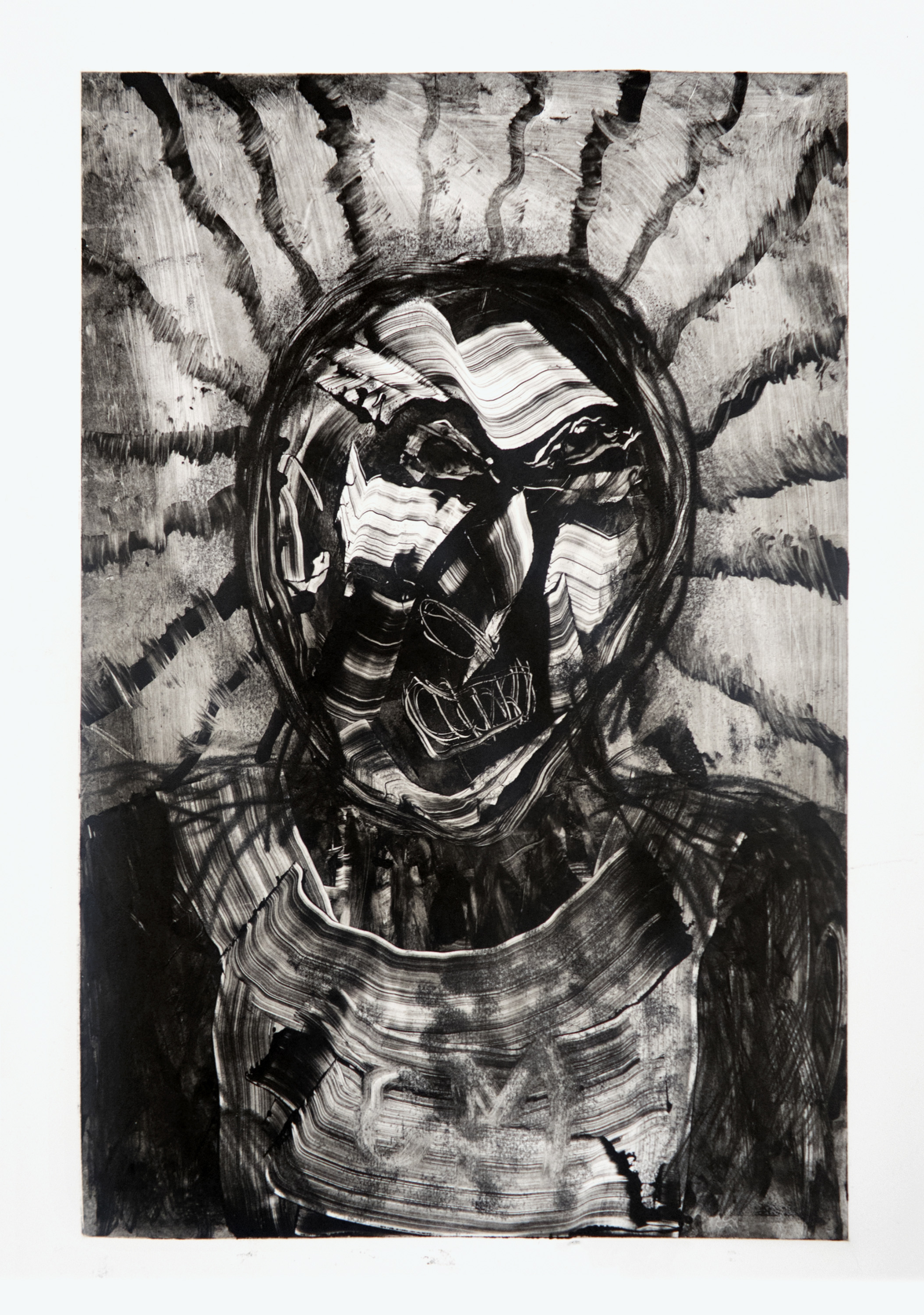 Ritratto di Lauro Bertellamonotype on paper, unique, 50x35cm, 2017