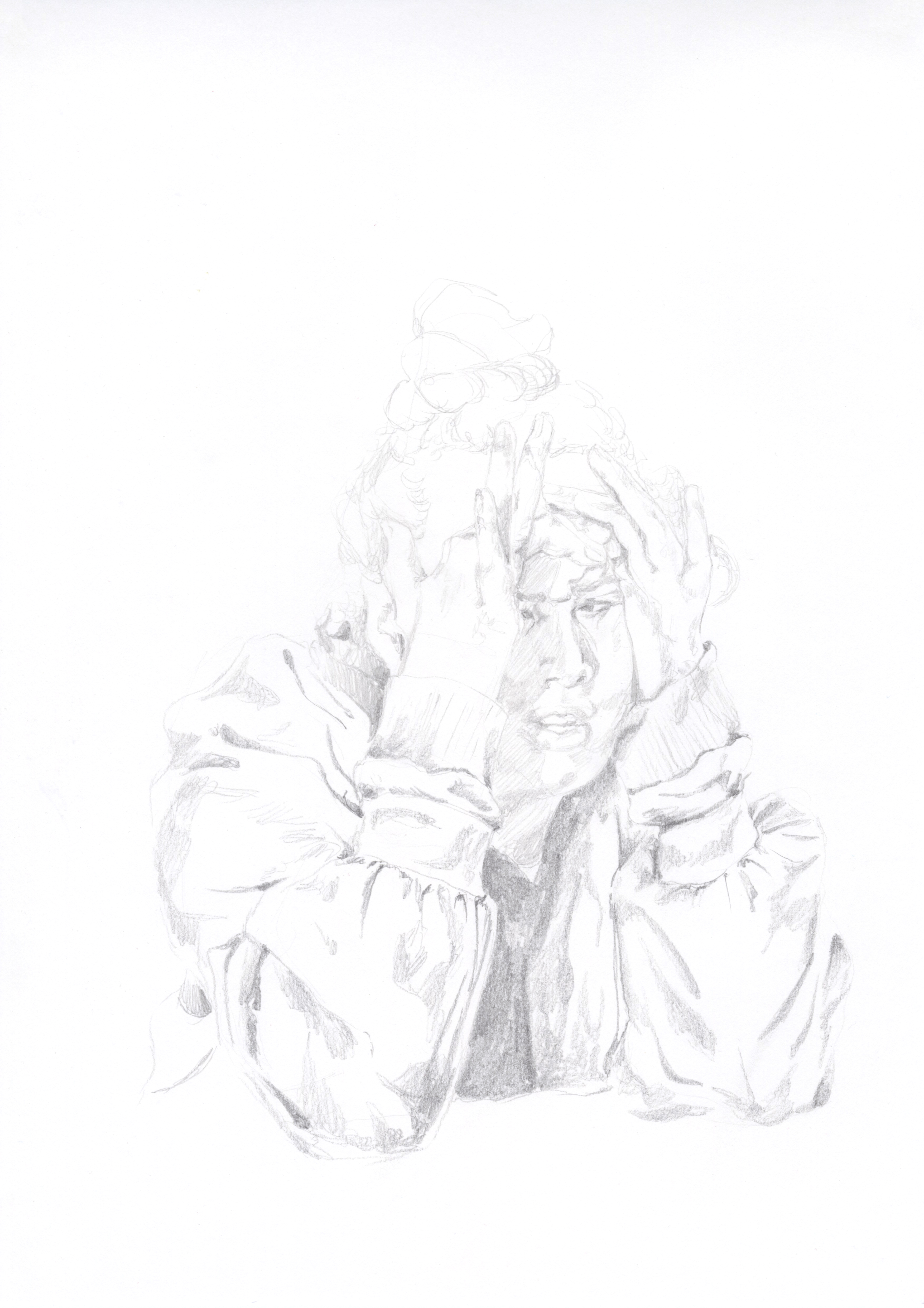 Pencil on paper, 420 x 298 mm, 2021