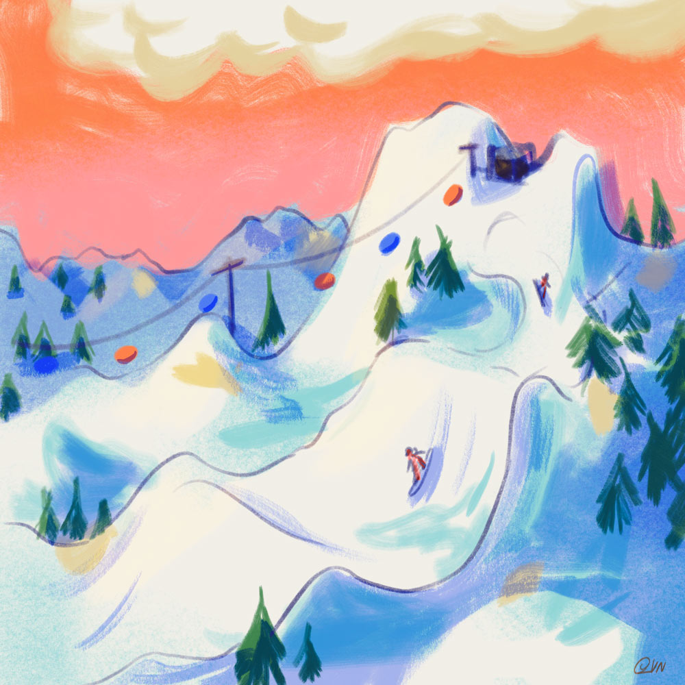 Snowboard Girls Concept Art