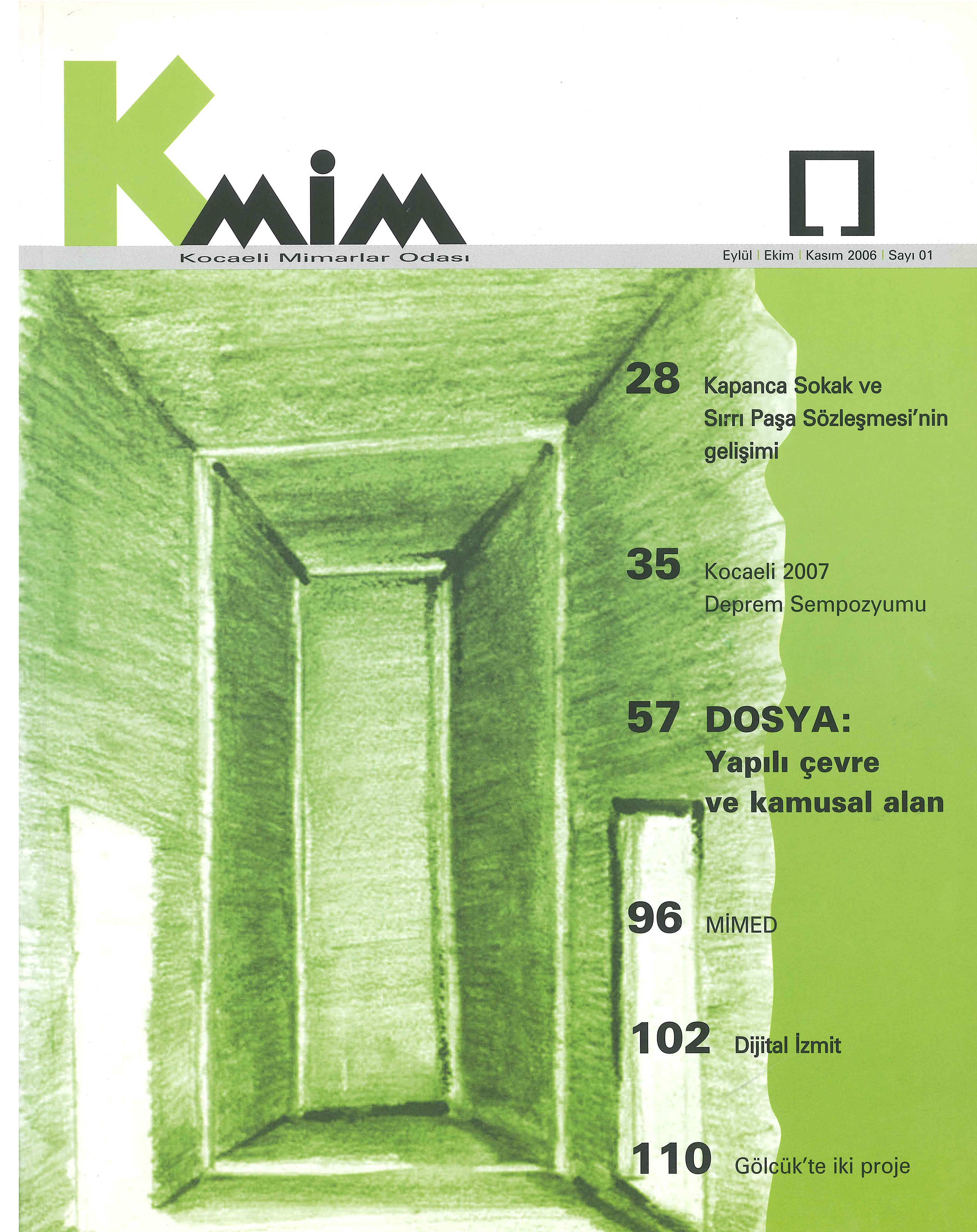 Kocaeli Mimarlar Odası  2006  Kocaeli'ndeki Projeler