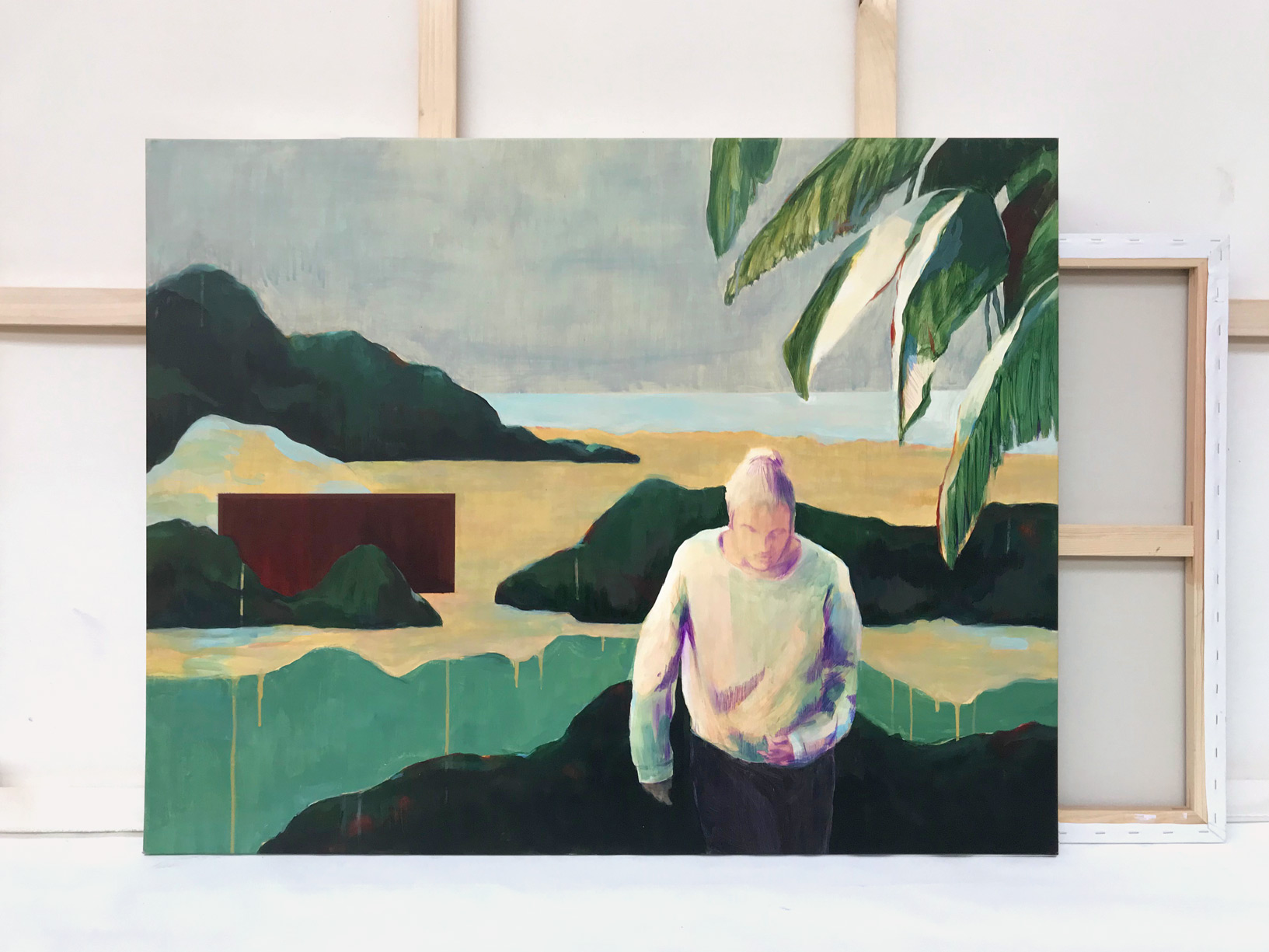 &lsquo;The Way Back&rsquo; &ndash; Acrylic on Canvas &ndash; 92 x 118 cm