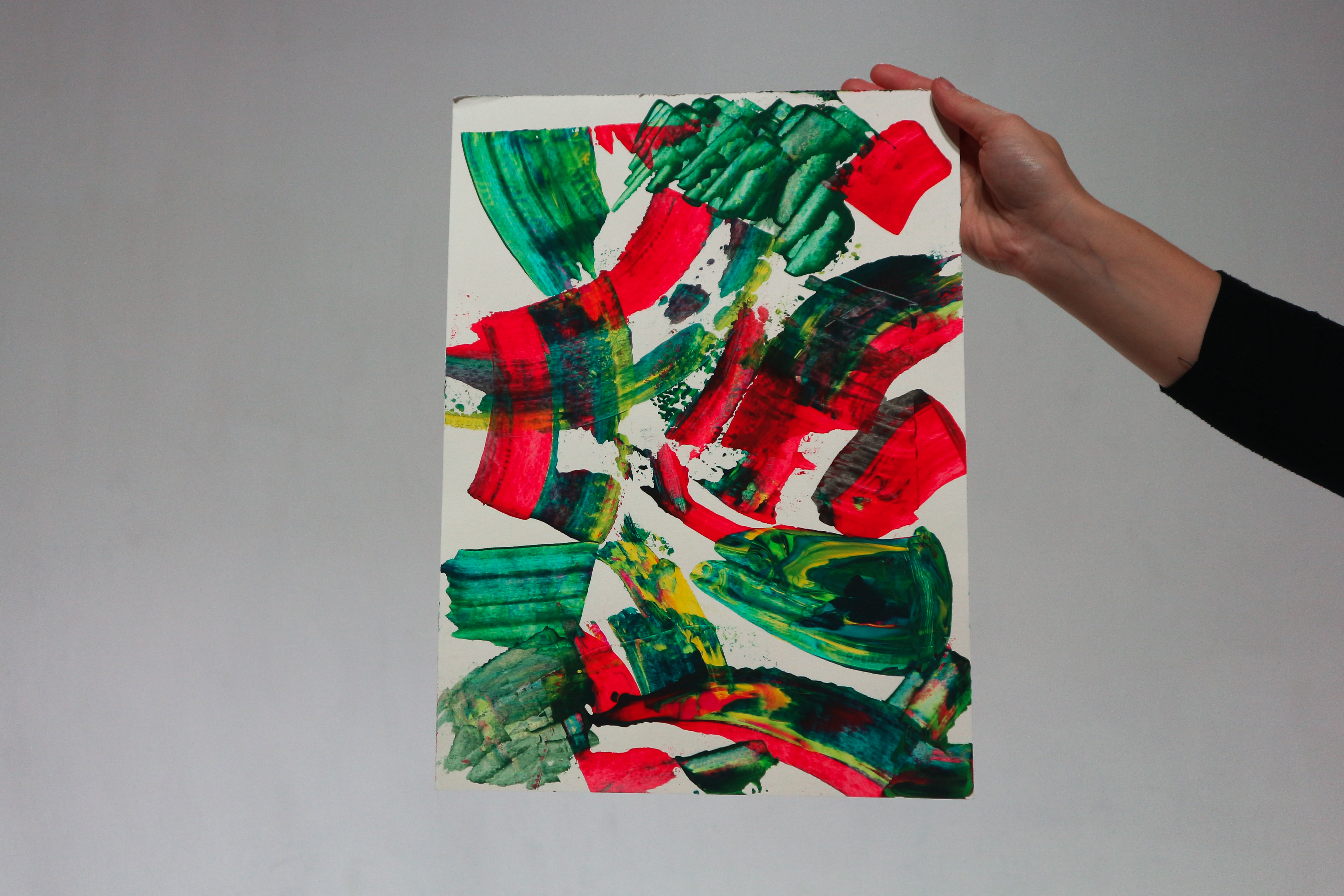 Hallucination reaction paintings, A3