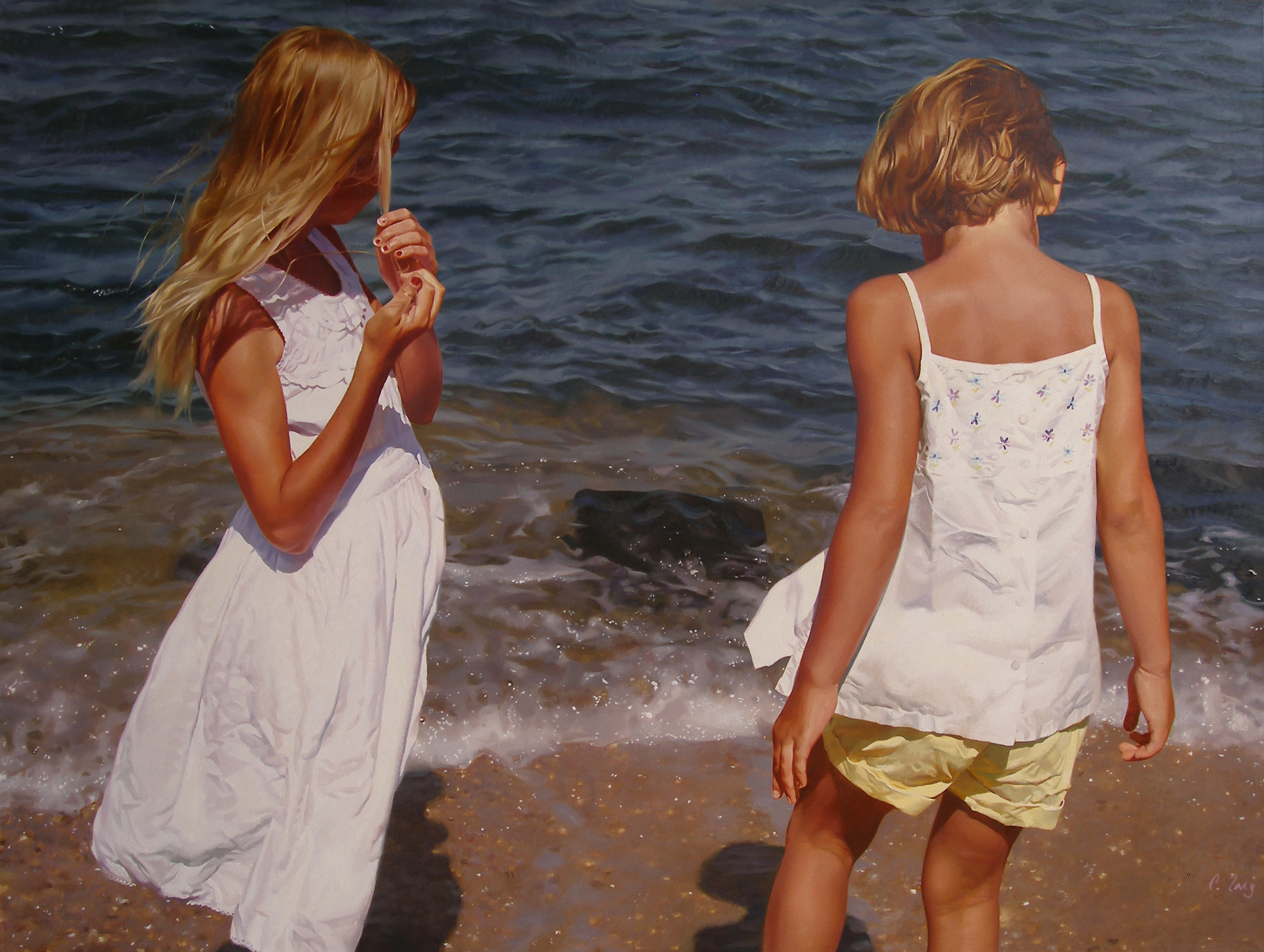 "The black stone", 2015, oil on canvas, 150 × 200 cm