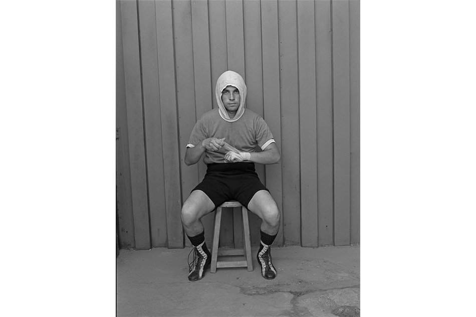 Paz ErrázurizBoxeadores, serie "El combate contra el Ángel", 1987Fotografía60 x 50 cm