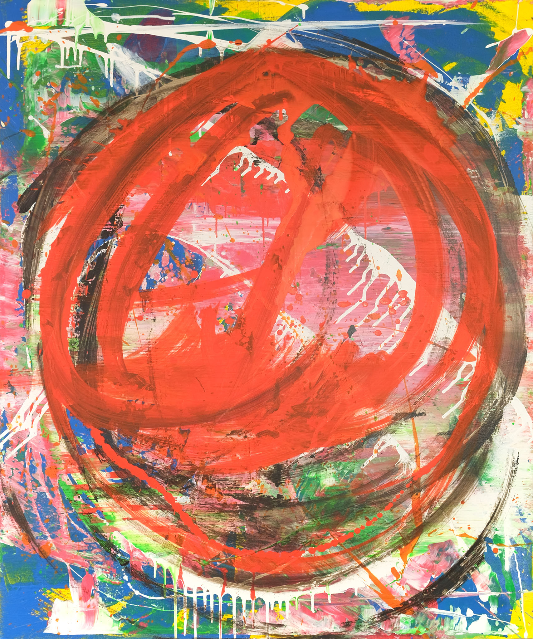 o.T.  Acryl auf Leinenwand, 120 x 100 cm