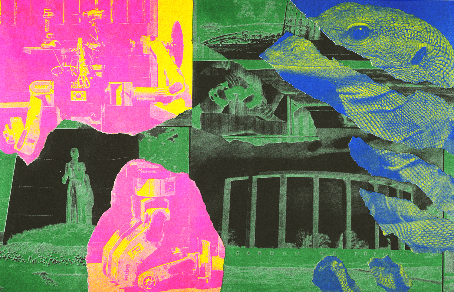 Apocalypse Dispatch: Lixxxard Juice, Riso print Edition of 50, 11"x17" 2018