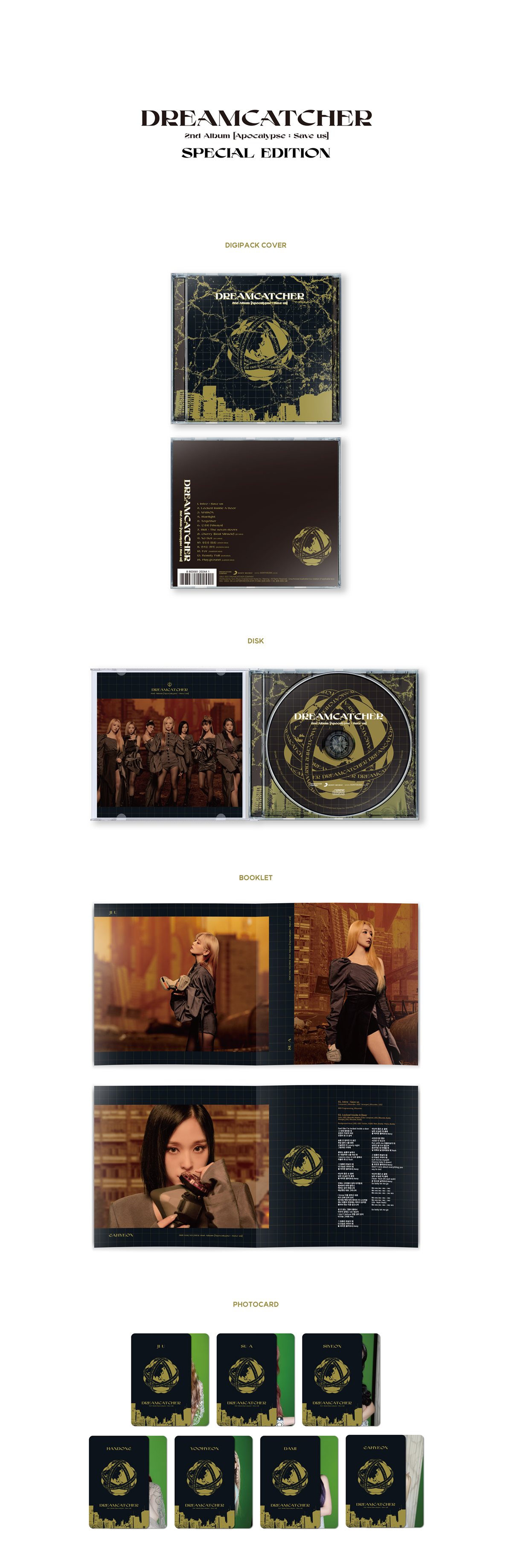 DREAMCATCHER 2nd Album [Apocalypse : Save us] Special